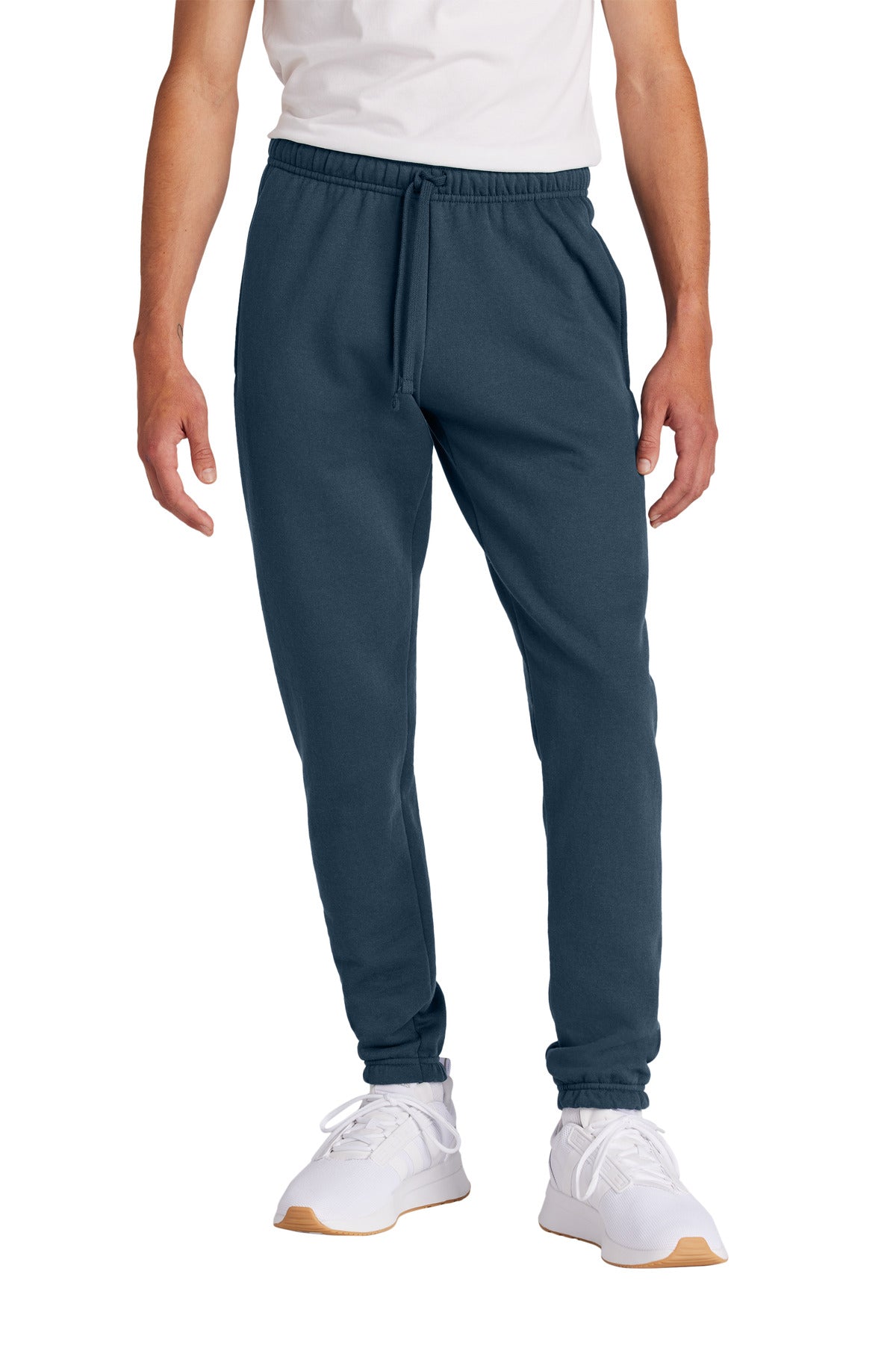Custom Navy Core Fleece Sweatpant PC78SP, personalized by SanCanDo Swag in Argyle, TX