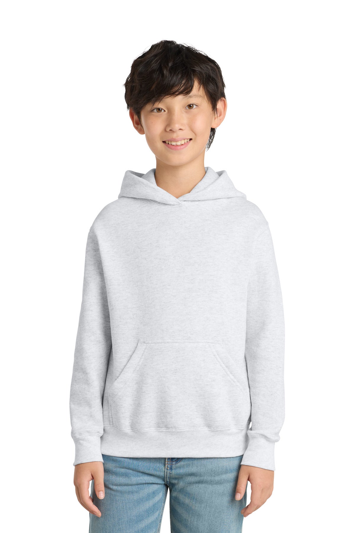 Custom Ash Youth Core Fleece Hoodie PC78YH, personalized by SanCanDo Swag in Argyle, TX