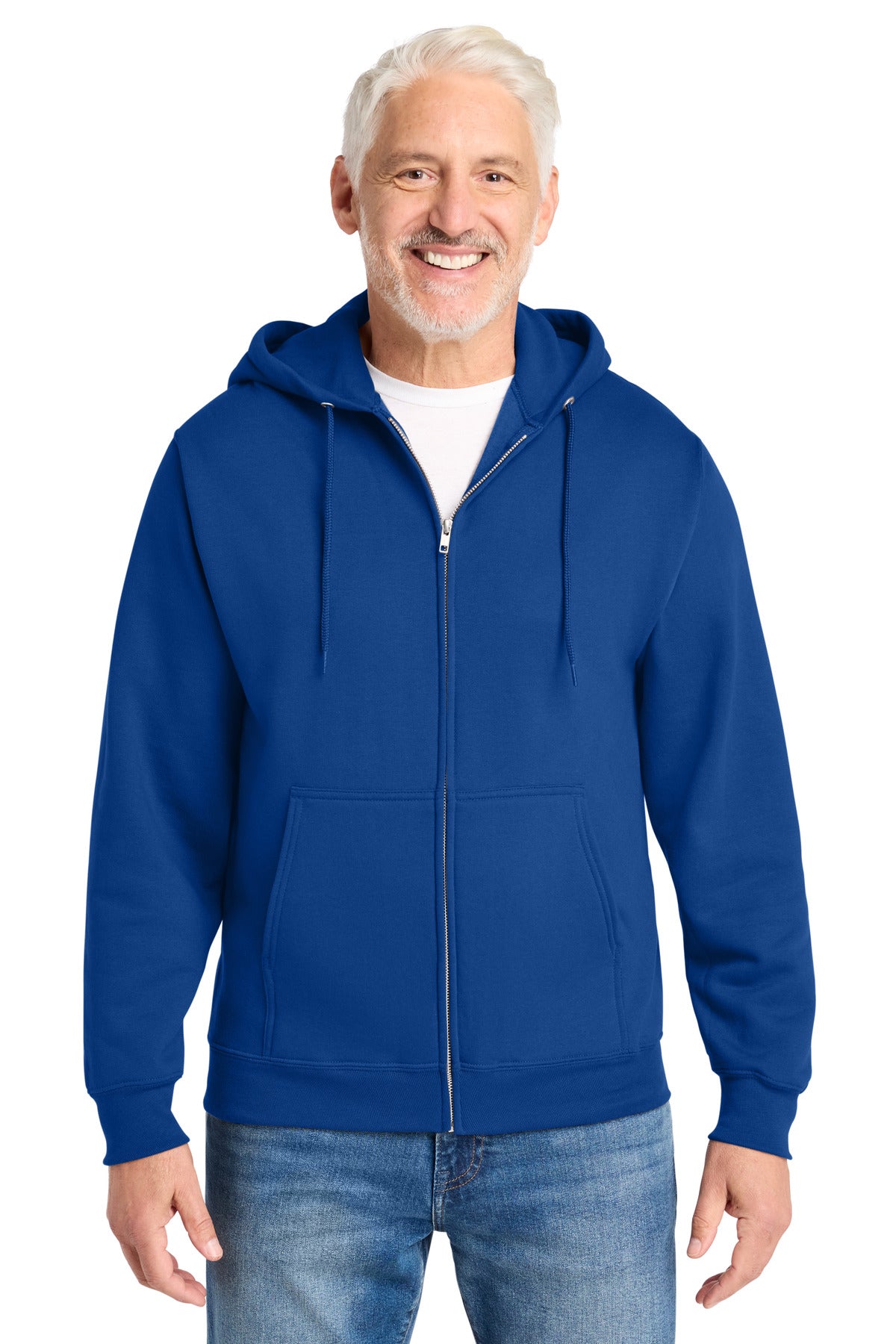 Custom True Royal Core Fleece Full-Zip Hoodie PC78ZH, personalized by SanCanDo Swag in Argyle, TX