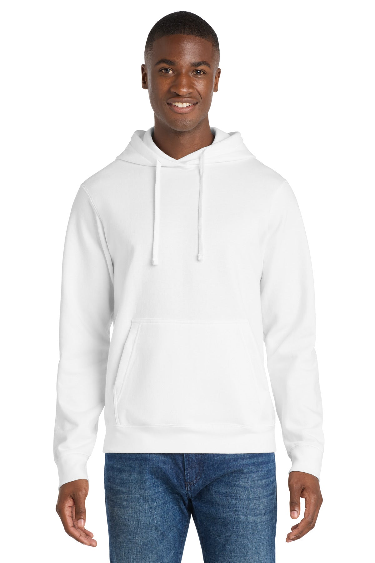 Custom White Fan Favorite Fleece Hoodie PC850H, personalized by SanCanDo Swag in Argyle, TX