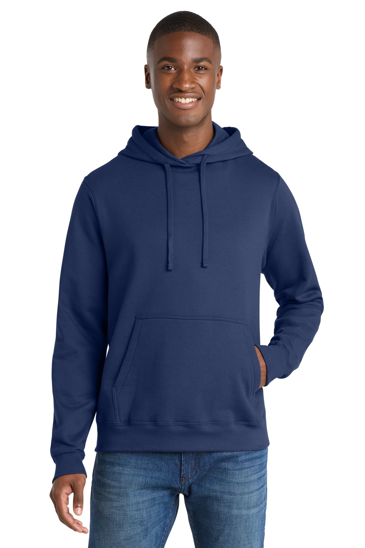 Custom Team Navy Fan Favorite Fleece Hoodie PC850H, personalized by SanCanDo Swag in Argyle, TX