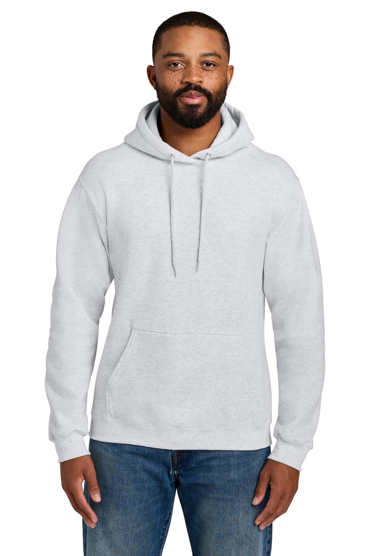 Custom Ash Tall Essential Fleece Hoodie PC90HT, personalized by SanCanDo Swag in Argyle, TX