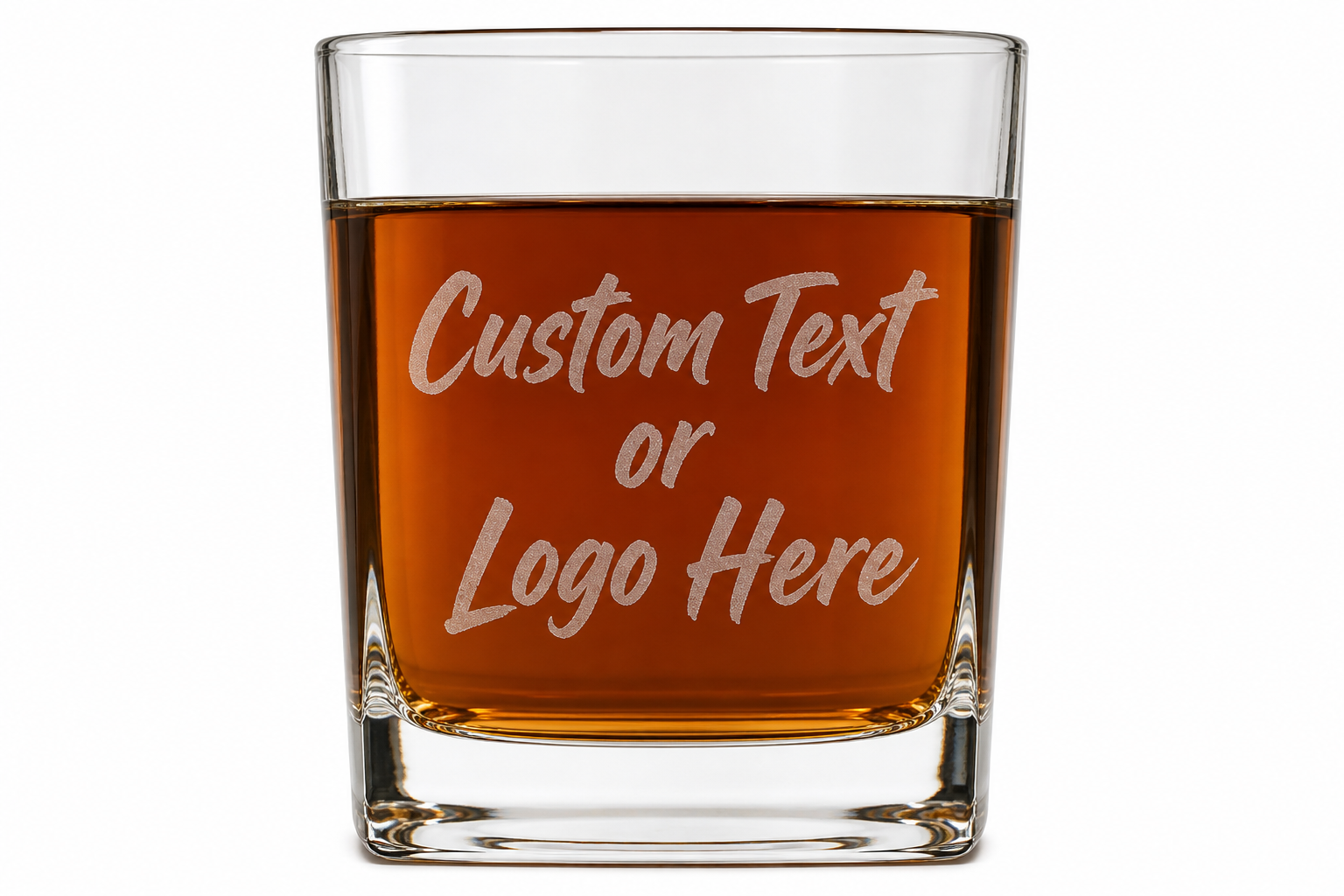 Add Custom Text or Logo Here | sandblast frost placeholder