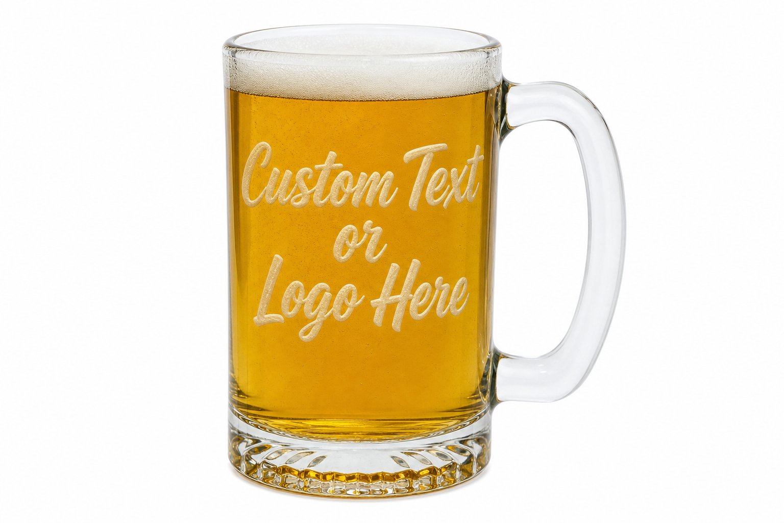 Add Custom Text or Logo Here | sandblast frost placeholder