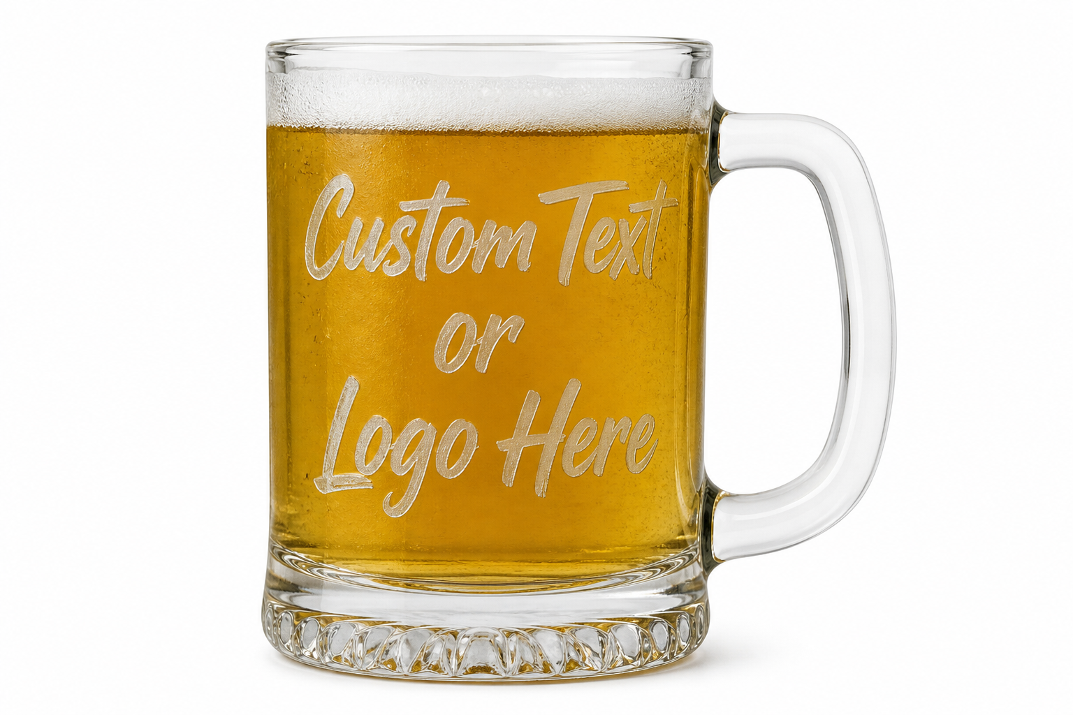 Add Custom Text or Logo Here | sandblast frost placeholder
