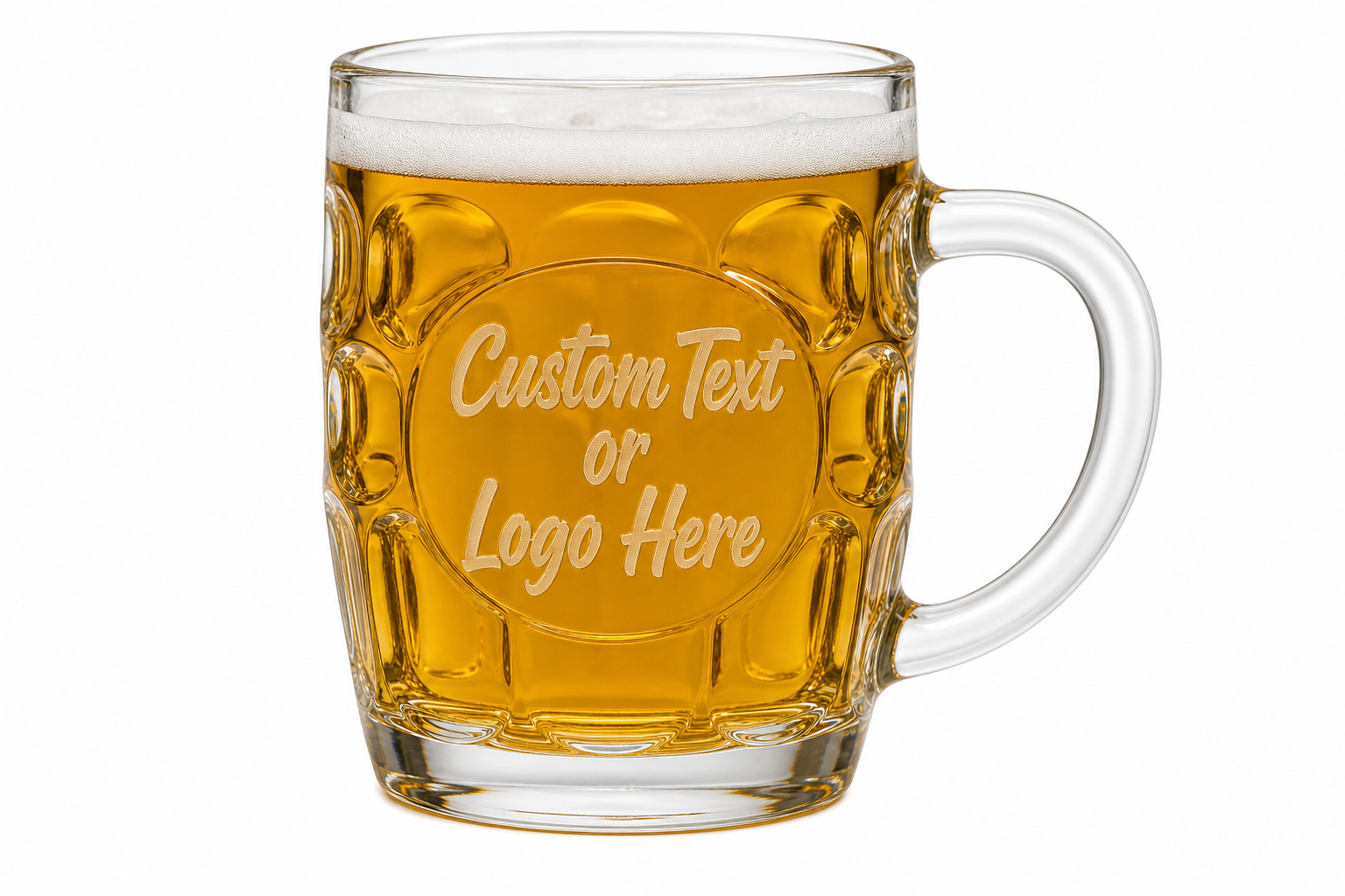 Add Custom Text or Logo Here | sandblast frost placeholder