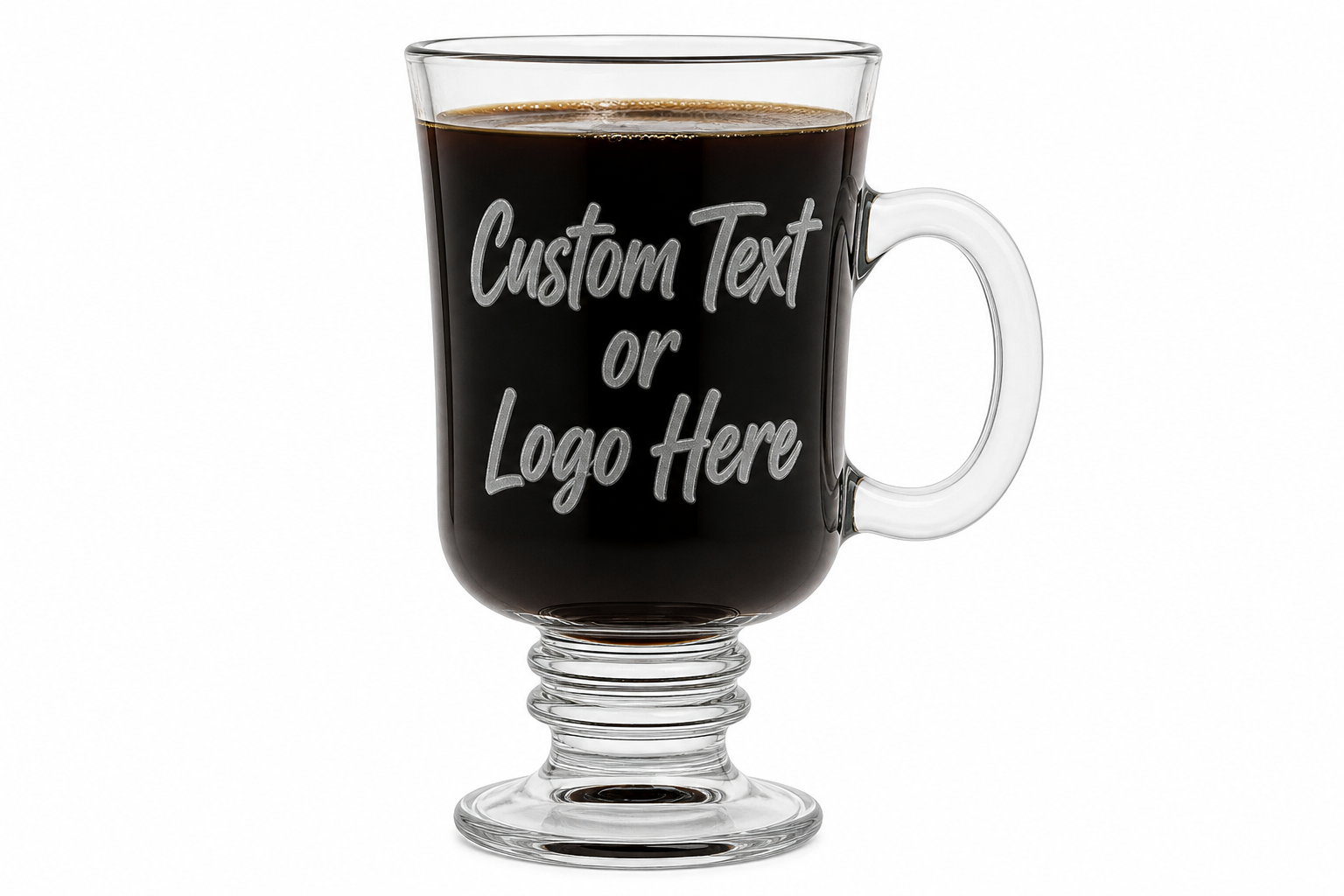 Add Custom Text or Logo Here | sandblast frost placeholder