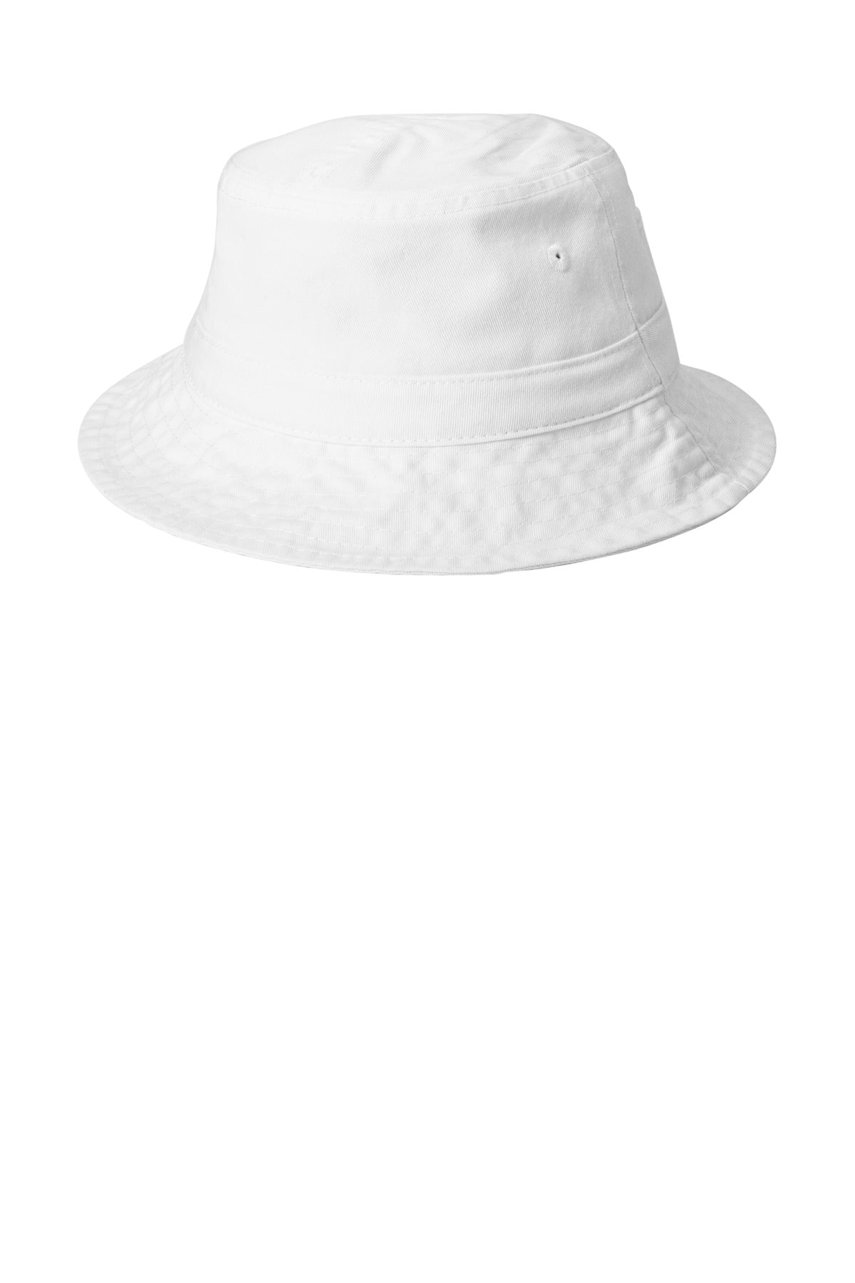 Custom White Bucket Hat PWSH2, personalized by SanCanDo Swag in Argyle, TX