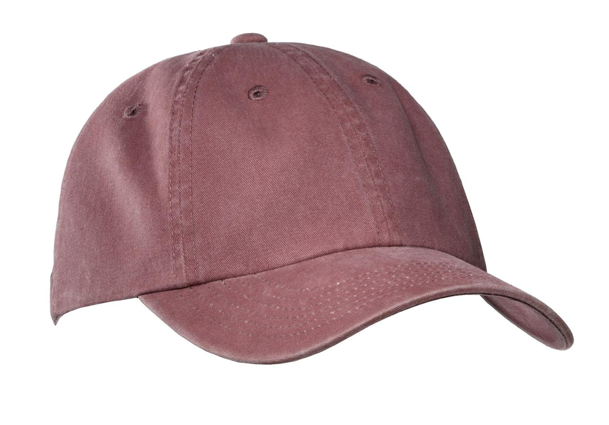 Custom Maroon Garment-Washed Cap PWU, personalized by SanCanDo Swag in Argyle, TX