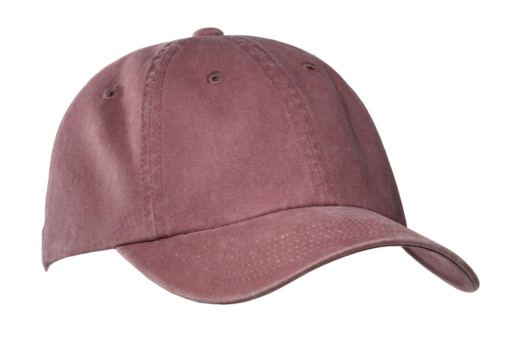 Custom Maroon Garment-Washed Cap PWU, personalized by SanCanDo Swag in Argyle, TX