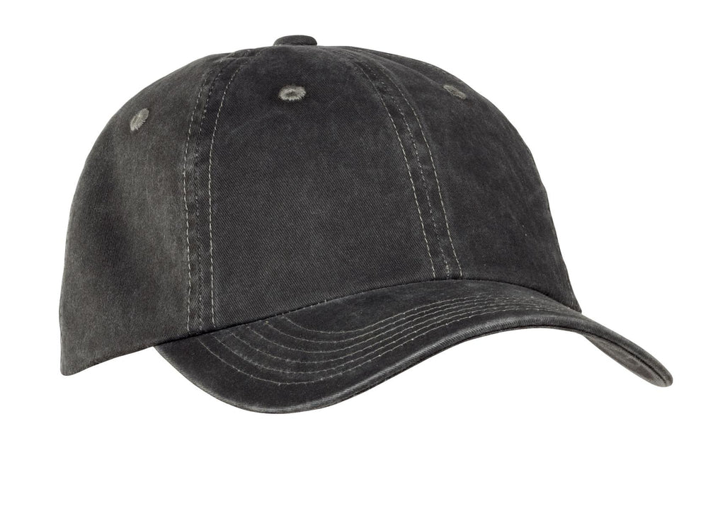 Custom Black Garment-Washed Cap PWU, personalized by SanCanDo Swag in Argyle, TX