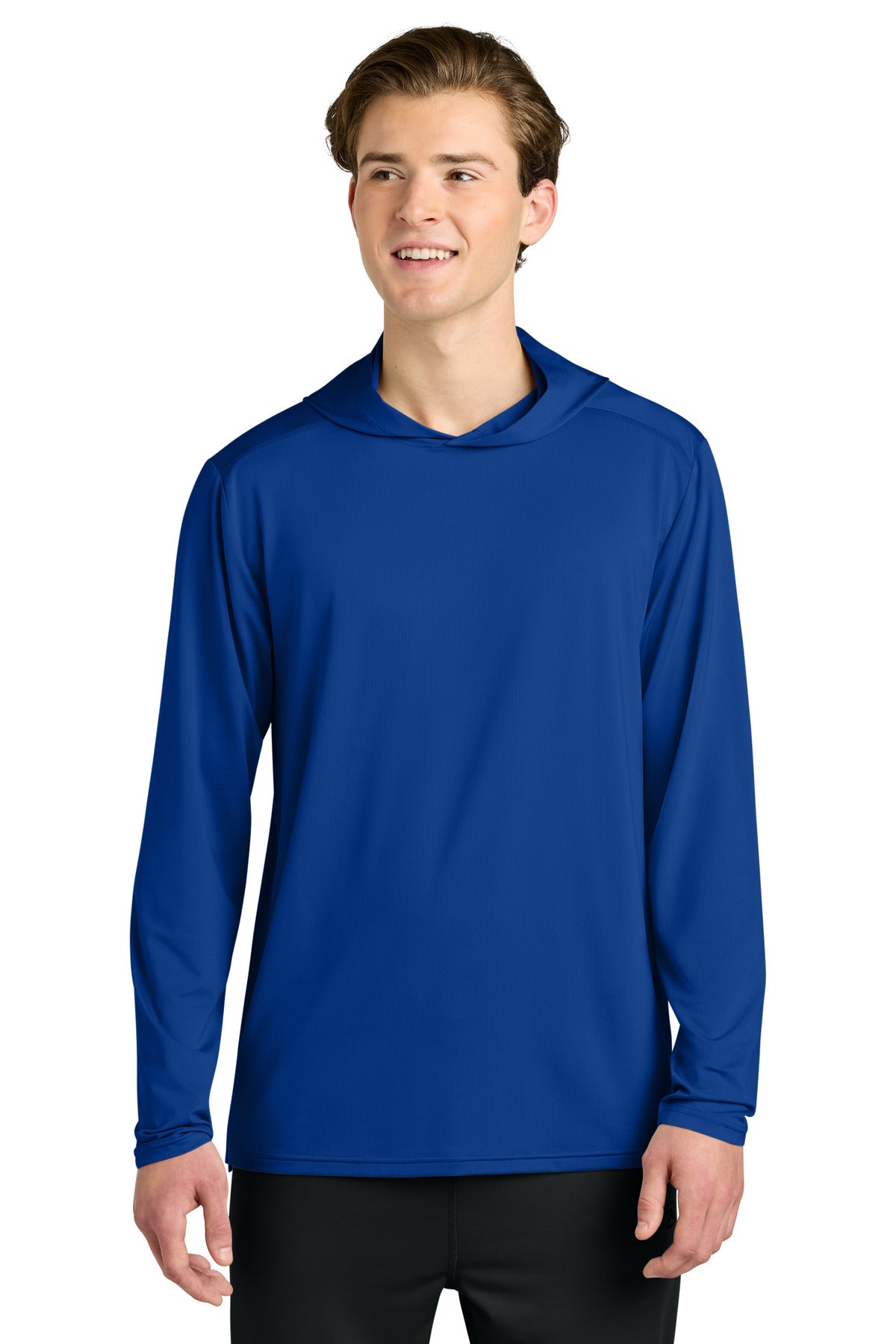 Custom Royal Clutch Long Sleeve Hoodie RA7110LSH, personalized by SanCanDo Swag in Argyle, TX