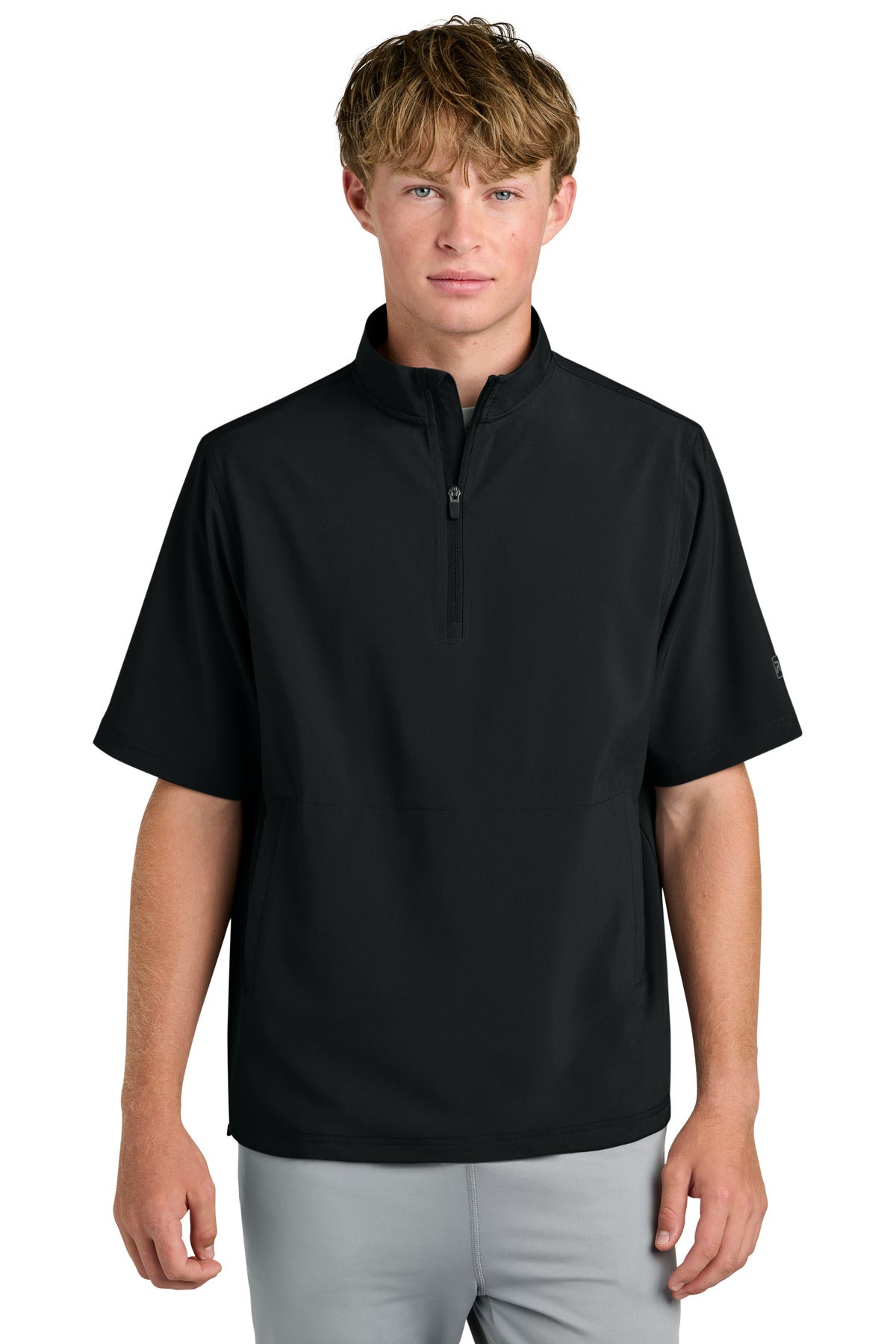 Custom Black Barrage Wind Shirt RA7400SSQ, personalized by SanCanDo Swag in Argyle, TX