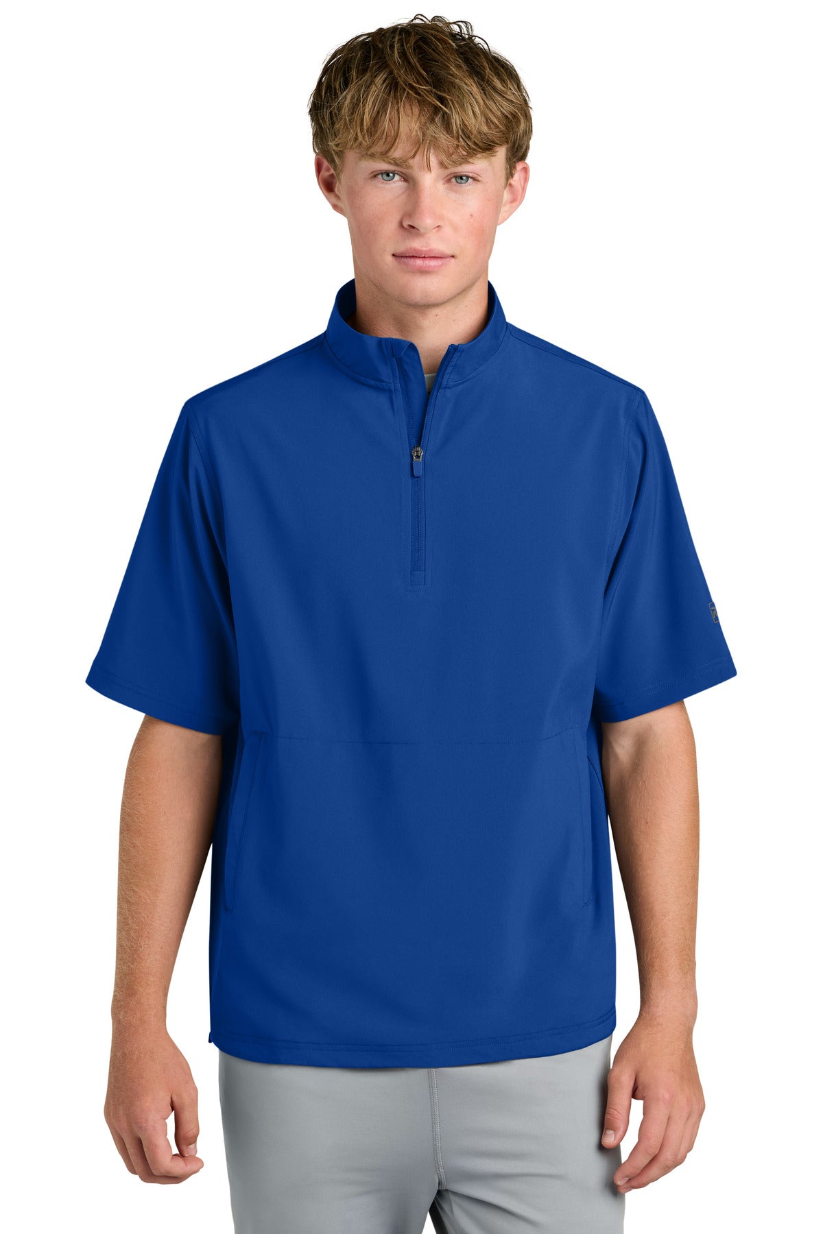 Custom Royal Barrage Wind Shirt RA7400SSQ, personalized by SanCanDo Swag in Argyle, TX
