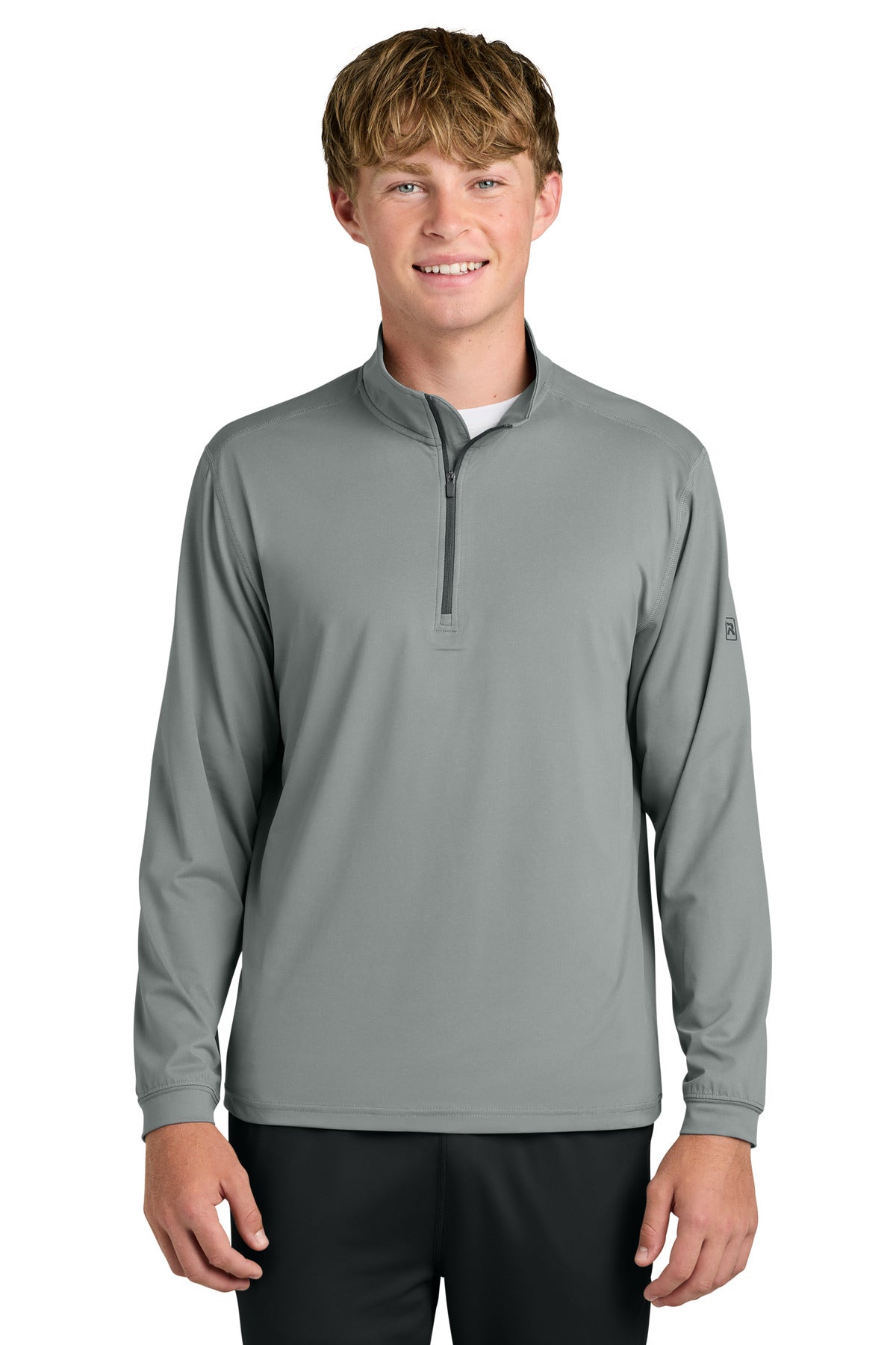 Custom Grey Vertex 1/4-Zip Pullover RA7500Q, personalized by SanCanDo Swag in Argyle, TX