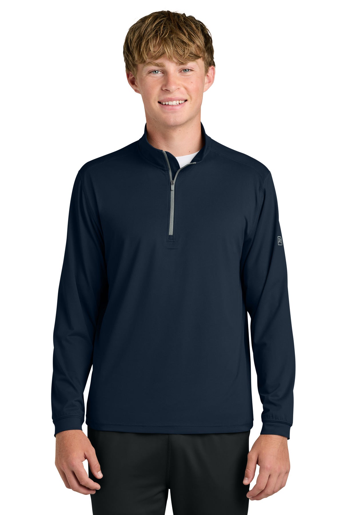 Custom Navy Vertex 1/4-Zip Pullover RA7500Q, personalized by SanCanDo Swag in Argyle, TX