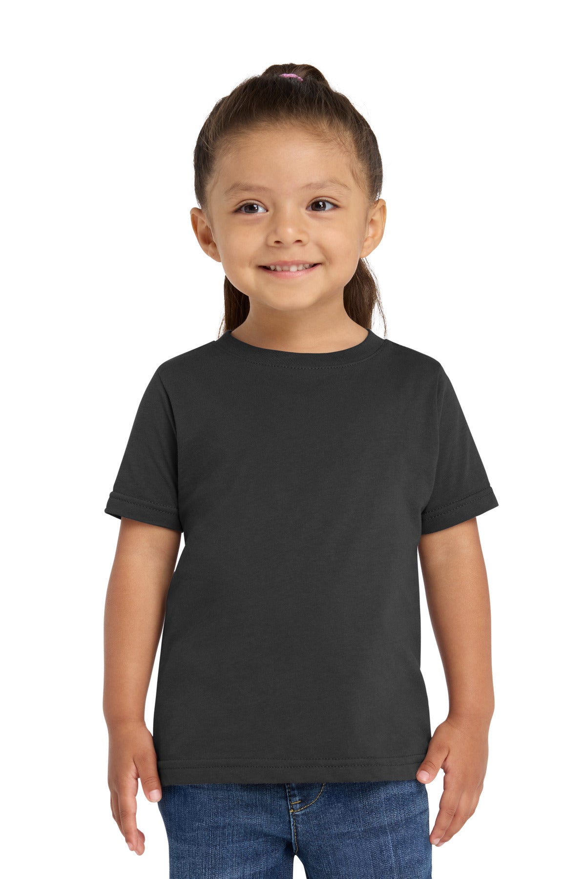 Custom Black Toddler Fine Jersey Tee RS3321, personalized by SanCanDo Swag in Argyle, TX
