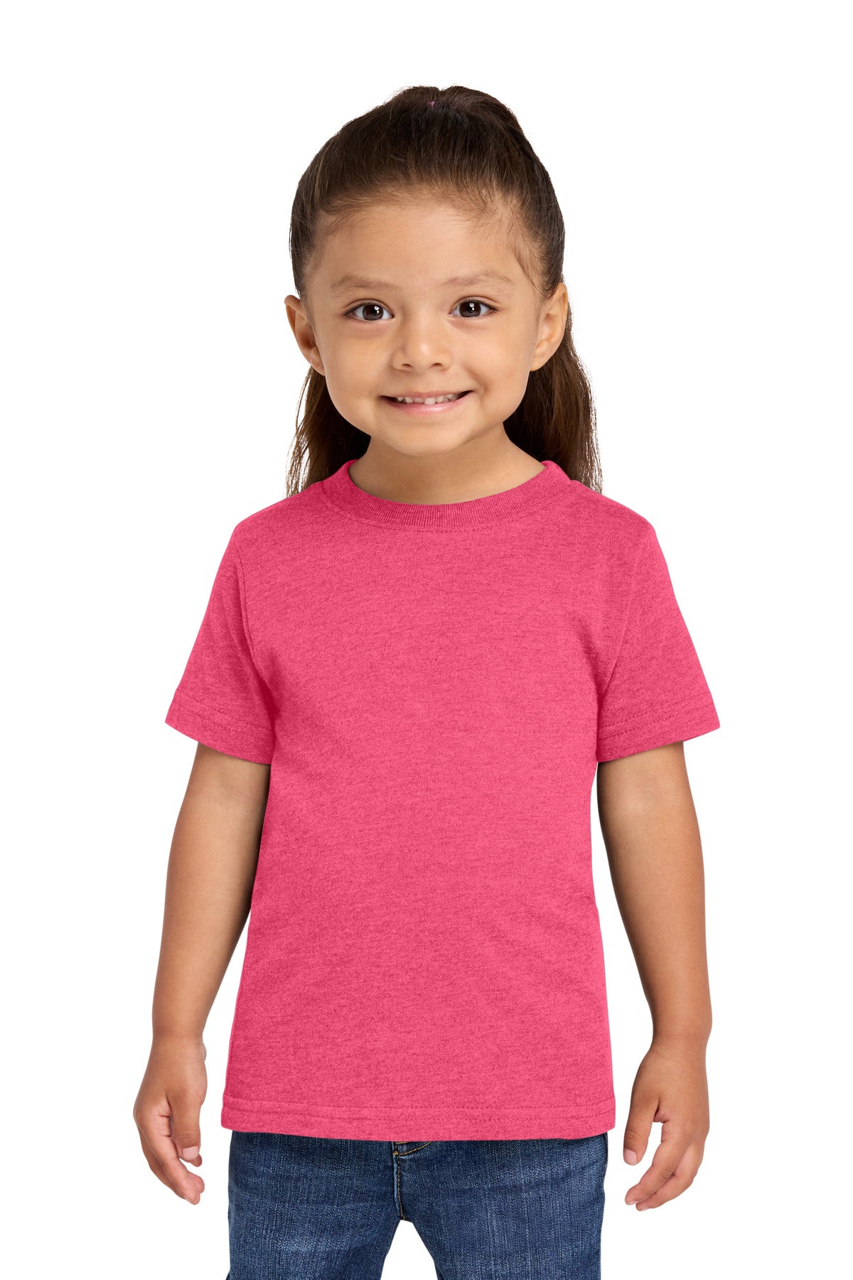 Custom Vintage Hot Pink Toddler Fine Jersey Tee RS3321, personalized by SanCanDo Swag in Argyle, TX