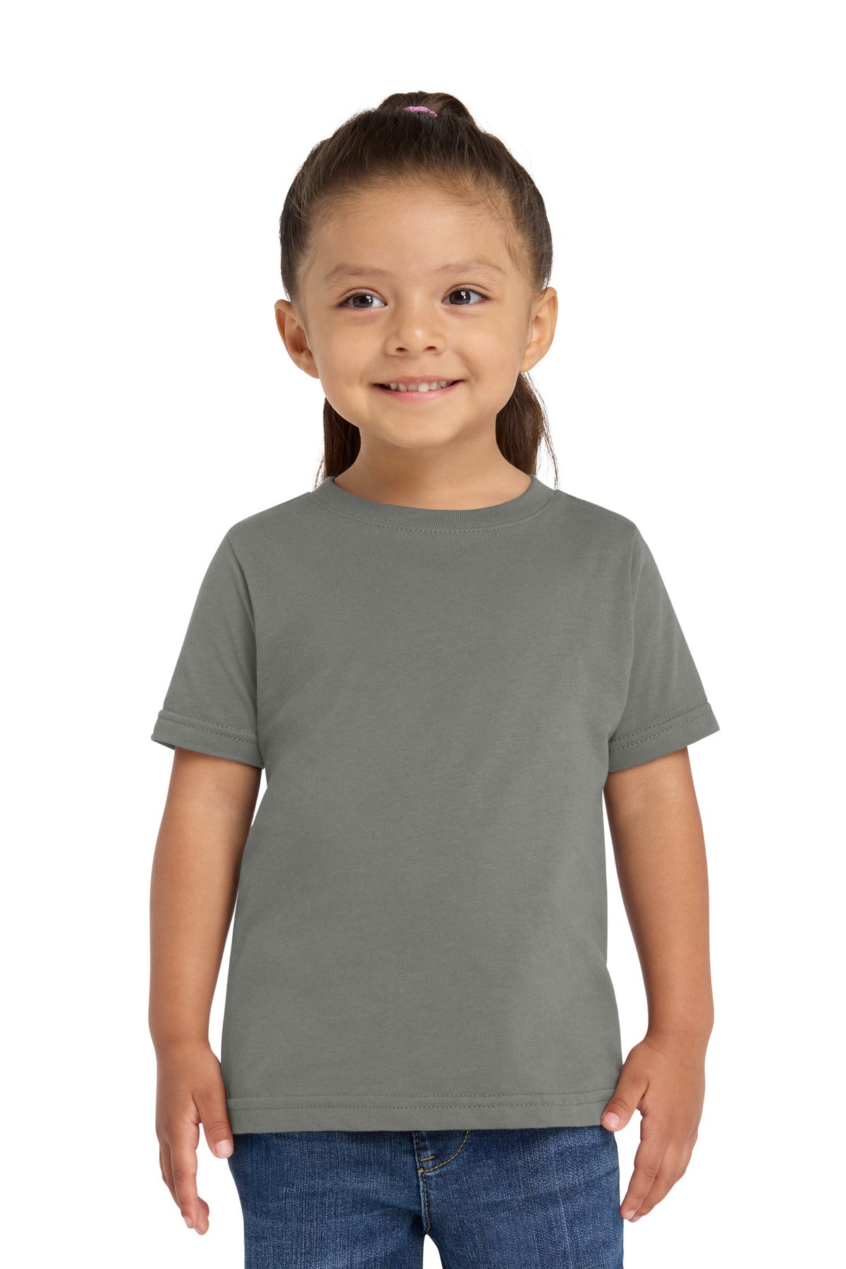 Custom Charcoal Toddler Fine Jersey Tee RS3321, personalized by SanCanDo Swag in Argyle, TX