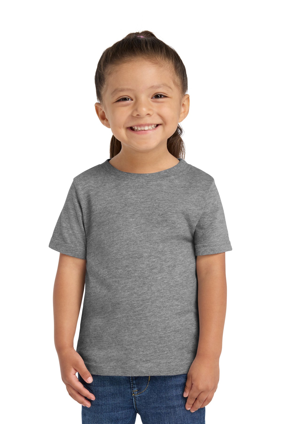 Custom Granite Heather Toddler Fine Jersey Tee RS3321, personalized by SanCanDo Swag in Argyle, TX