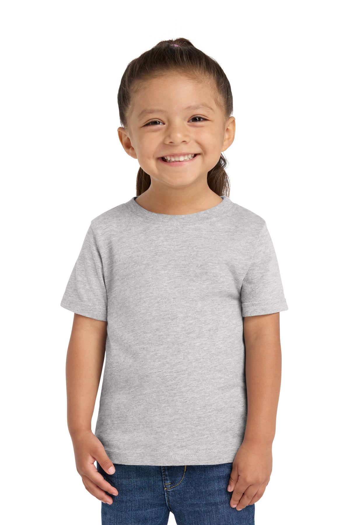 Custom Heather Toddler Fine Jersey Tee RS3321, personalized by SanCanDo Swag in Argyle, TX