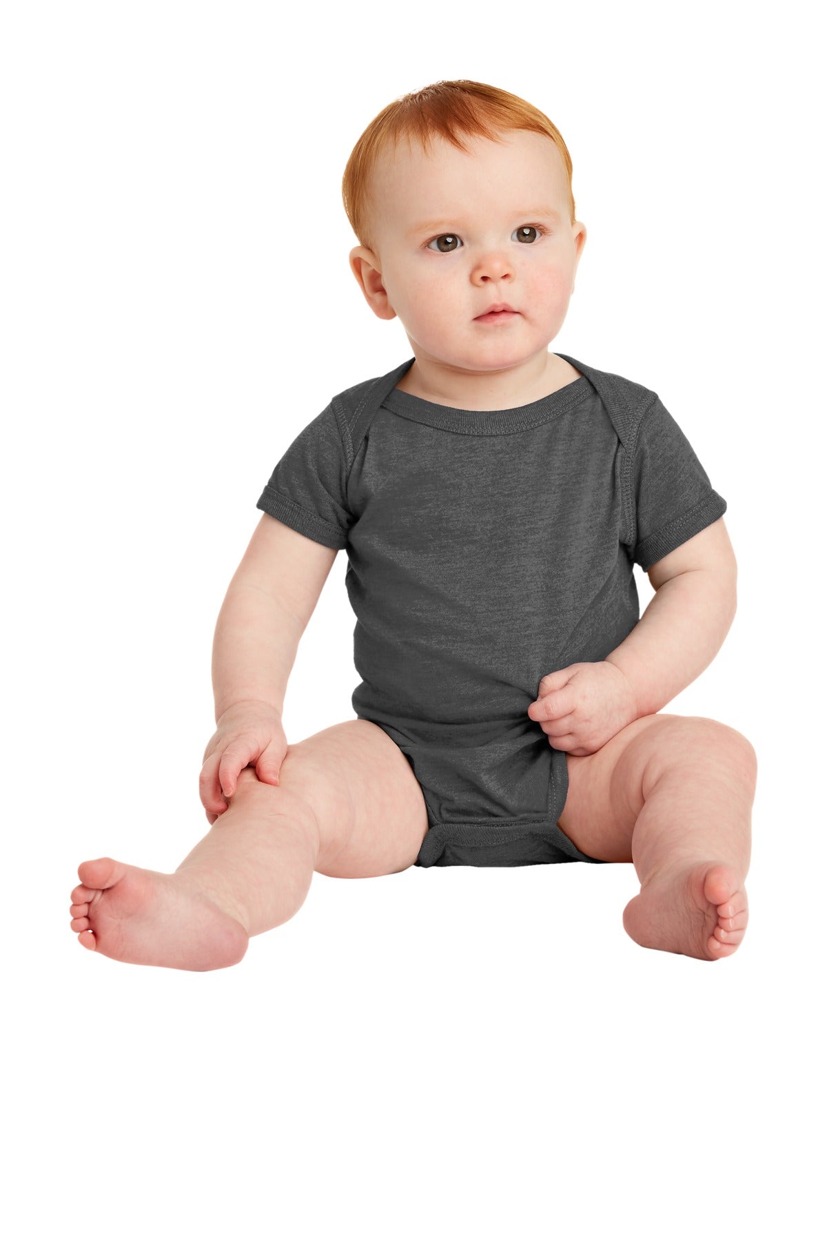 Custom Vintage Smoke Infant Vintage Fine Jersey Bodysuit RS4424, personalized by SanCanDo Swag in Argyle, TX
