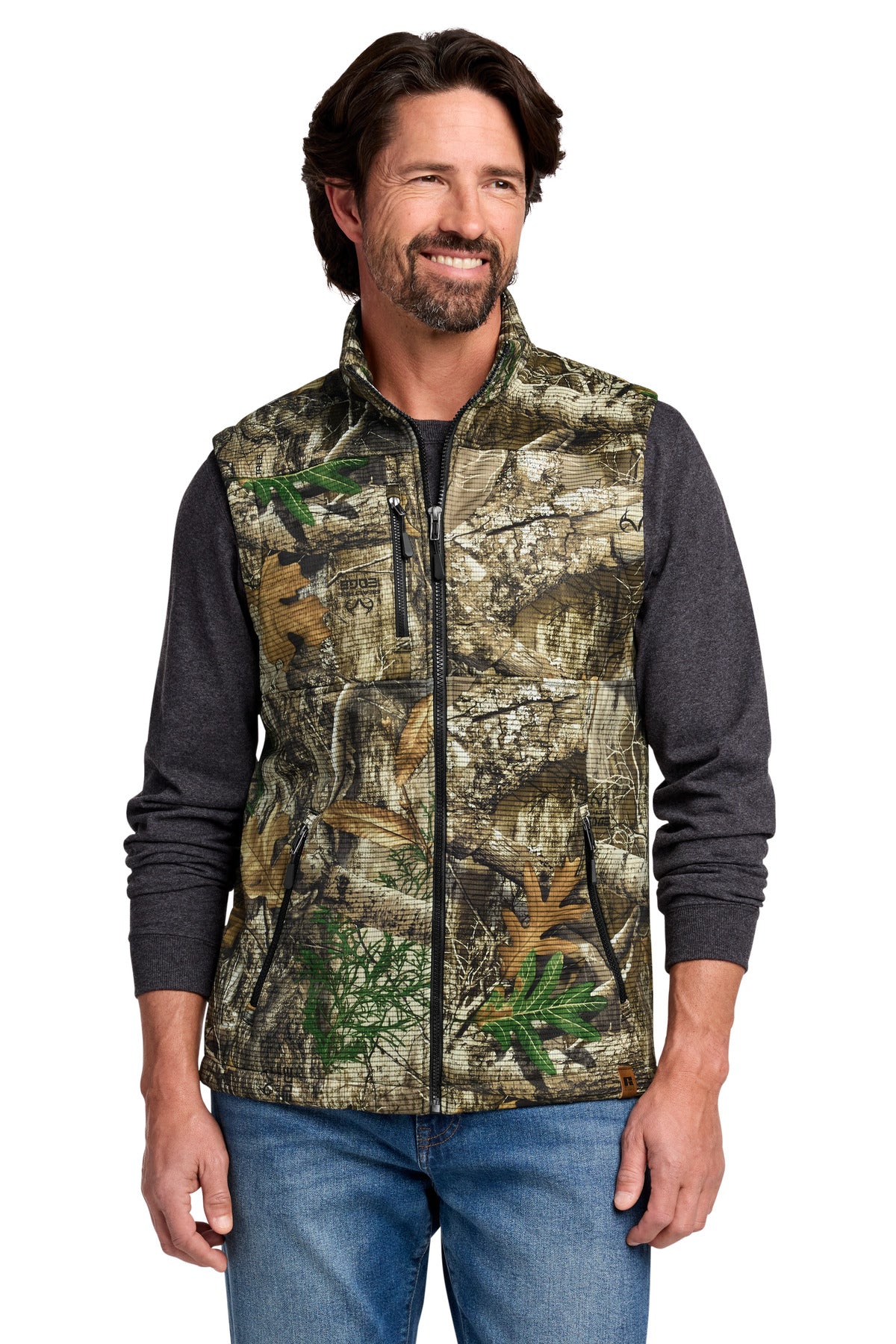 Custom Realtree Edge Realtree Atlas Soft Shell Vest RU603, personalized by SanCanDo Swag in Argyle, TX