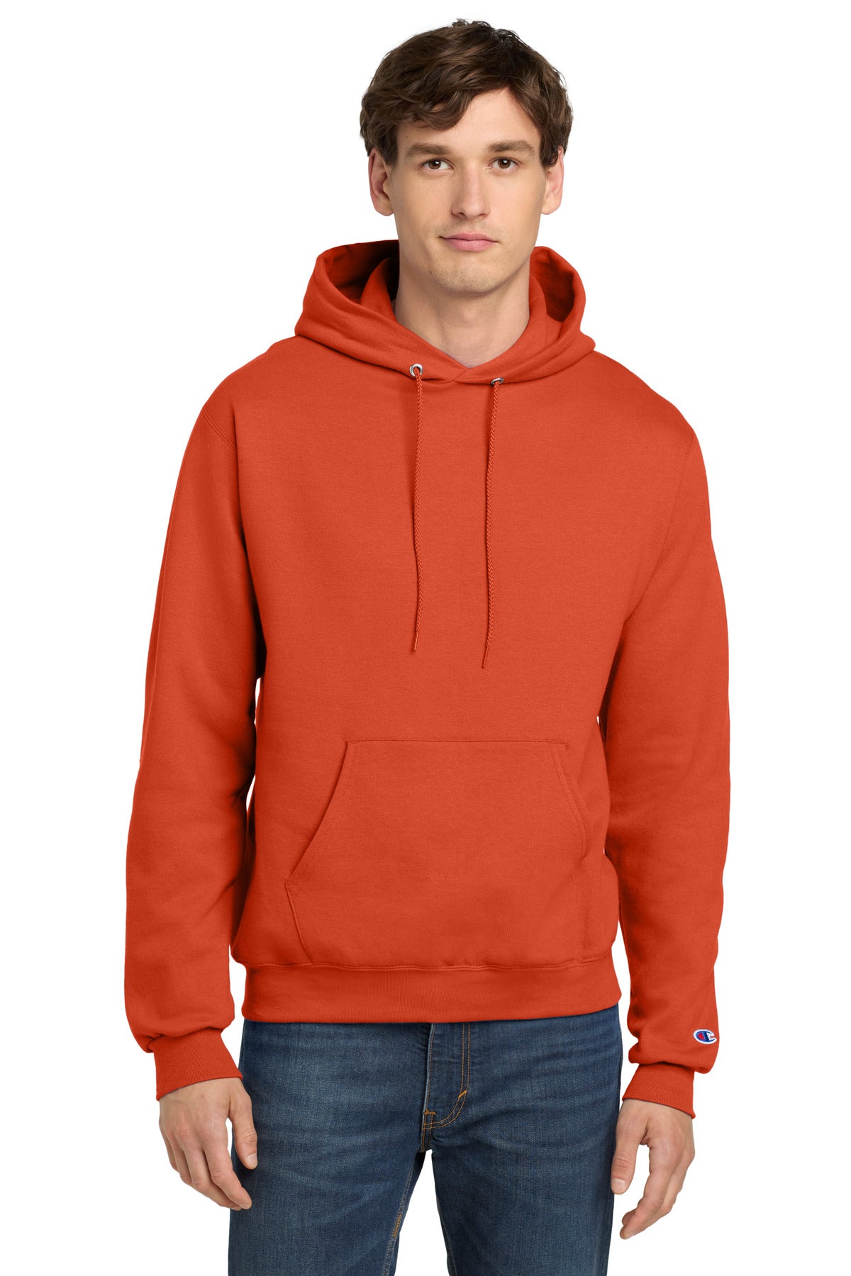 Custom Orange Powerblend Pullover Hoodie S700, personalized by SanCanDo Swag in Argyle, TX