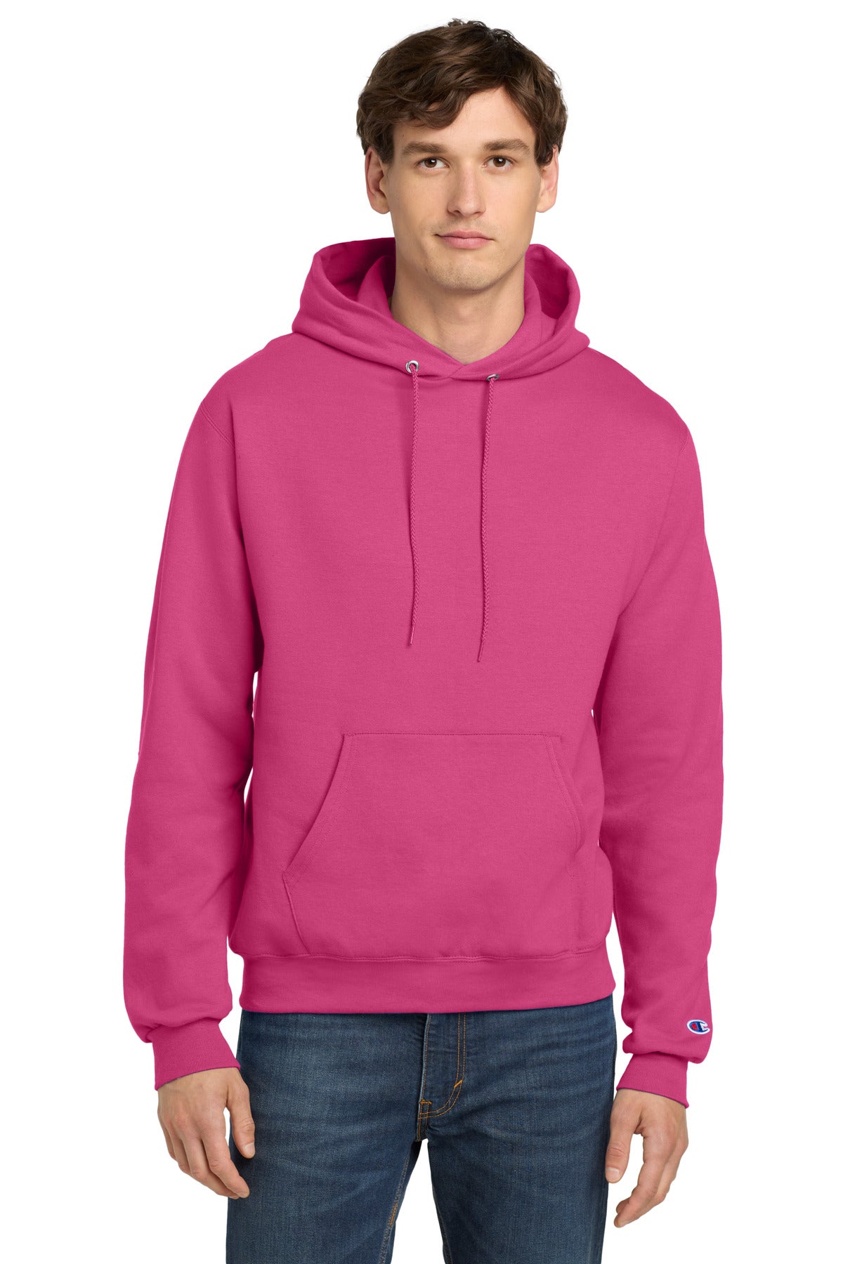 Custom Wow Pink Powerblend Pullover Hoodie S700, personalized by SanCanDo Swag in Argyle, TX