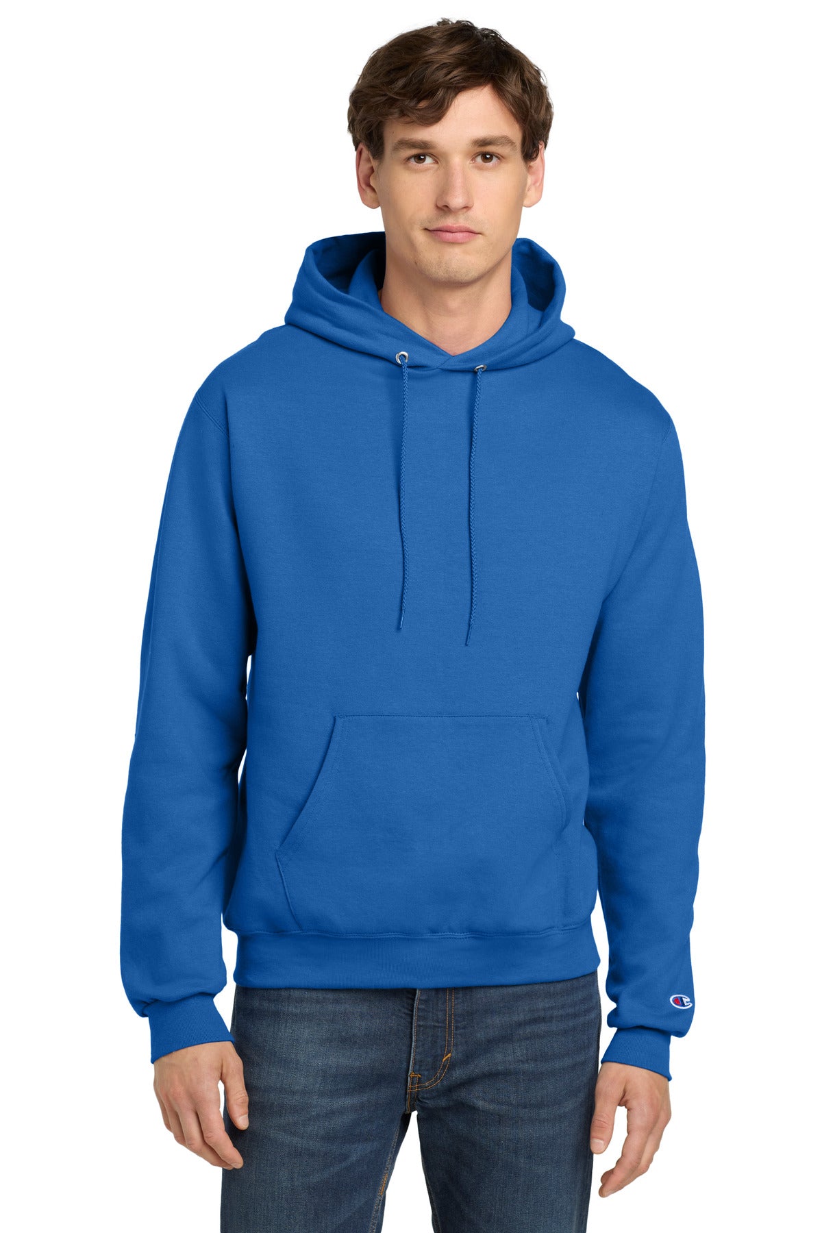 Custom Royal Blue Powerblend Pullover Hoodie S700, personalized by SanCanDo Swag in Argyle, TX