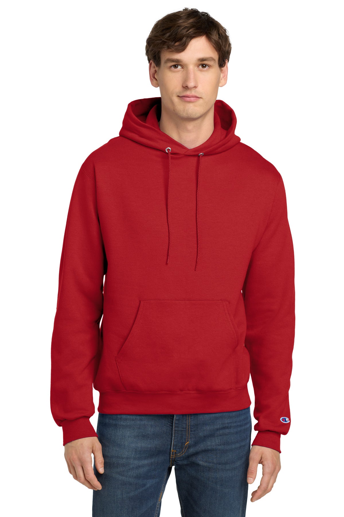 Custom Scarlet Powerblend Pullover Hoodie S700, personalized by SanCanDo Swag in Argyle, TX