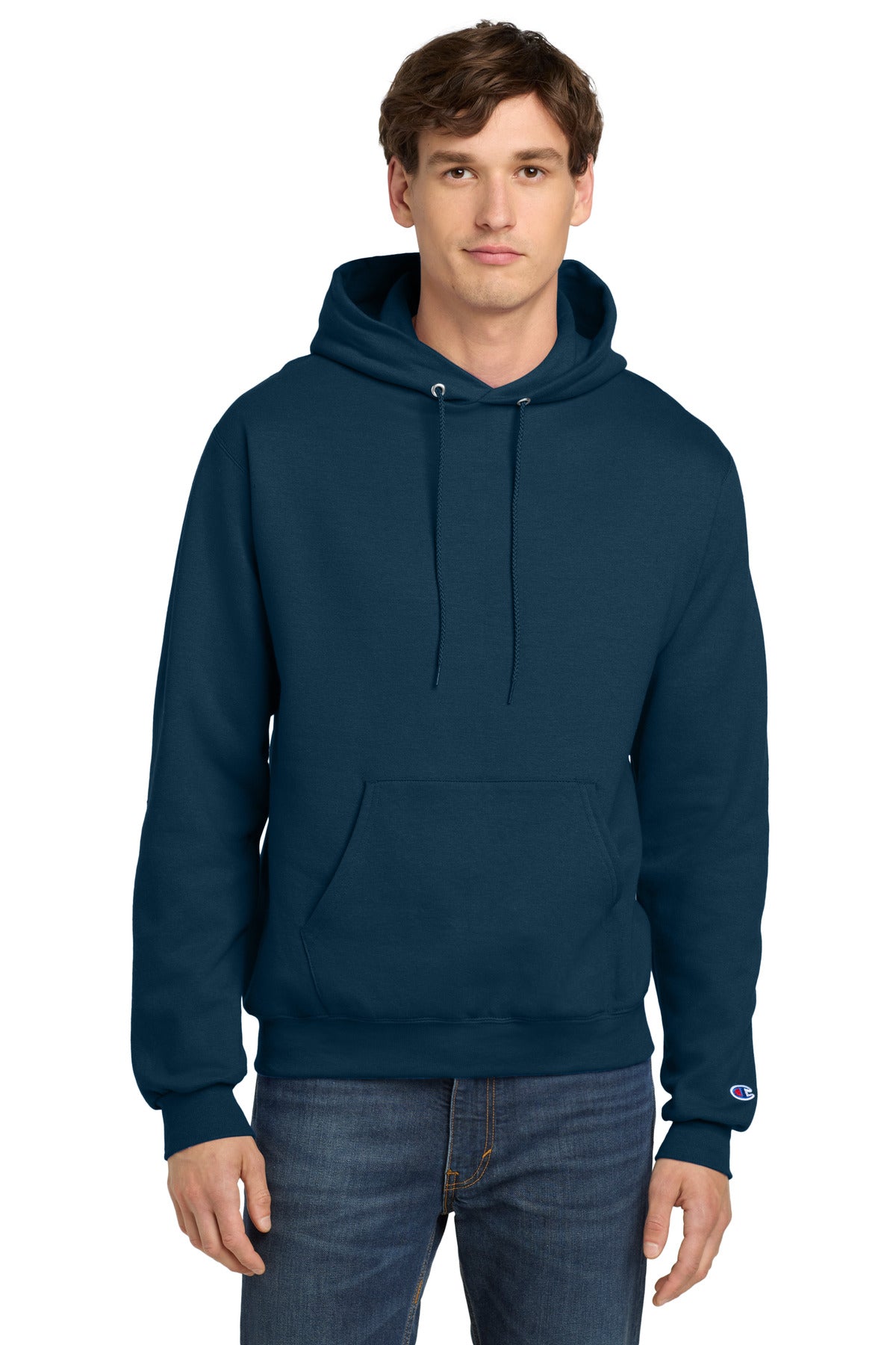 Custom Late Night Blue Powerblend Pullover Hoodie S700, personalized by SanCanDo Swag in Argyle, TX