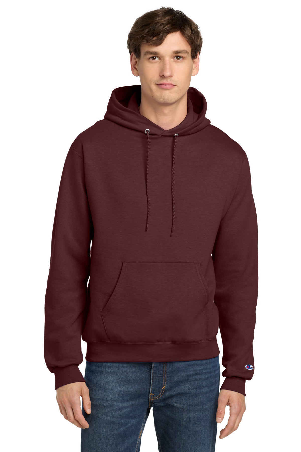 Custom Maroon Powerblend Pullover Hoodie S700, personalized by SanCanDo Swag in Argyle, TX