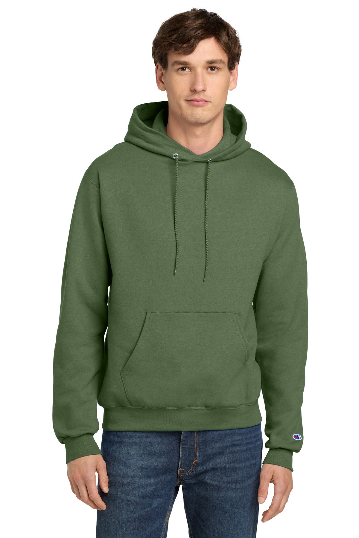 Custom Fresh Olive Powerblend Pullover Hoodie S700, personalized by SanCanDo Swag in Argyle, TX