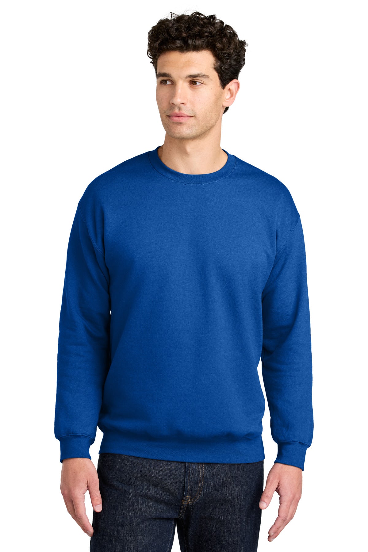 Custom Royal Softstyle Crewneck SF000, personalized by SanCanDo Swag in Argyle, TX