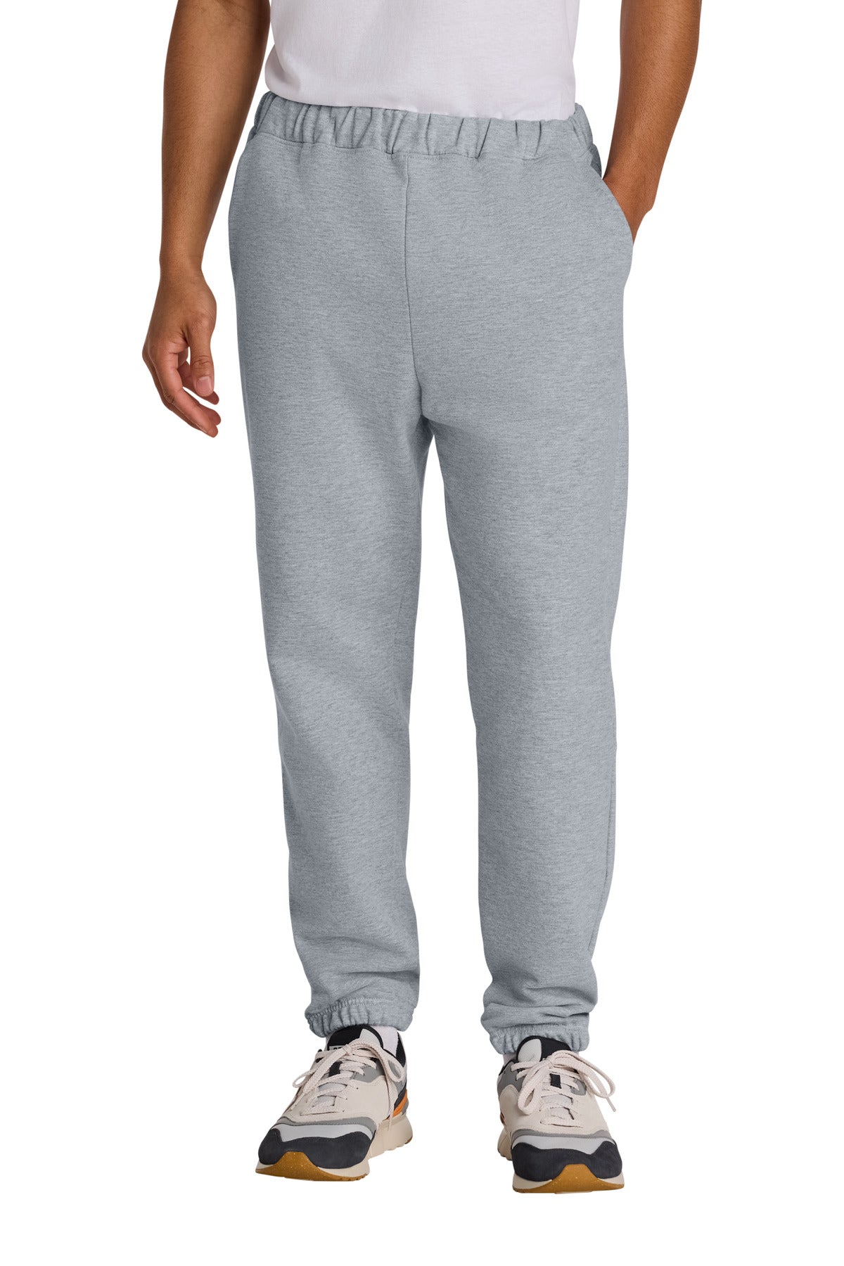Custom Ring Spun Sport Grey Softstyle Midweight Pocket Sweatpants SF100, personalized by SanCanDo Swag in Argyle, TX