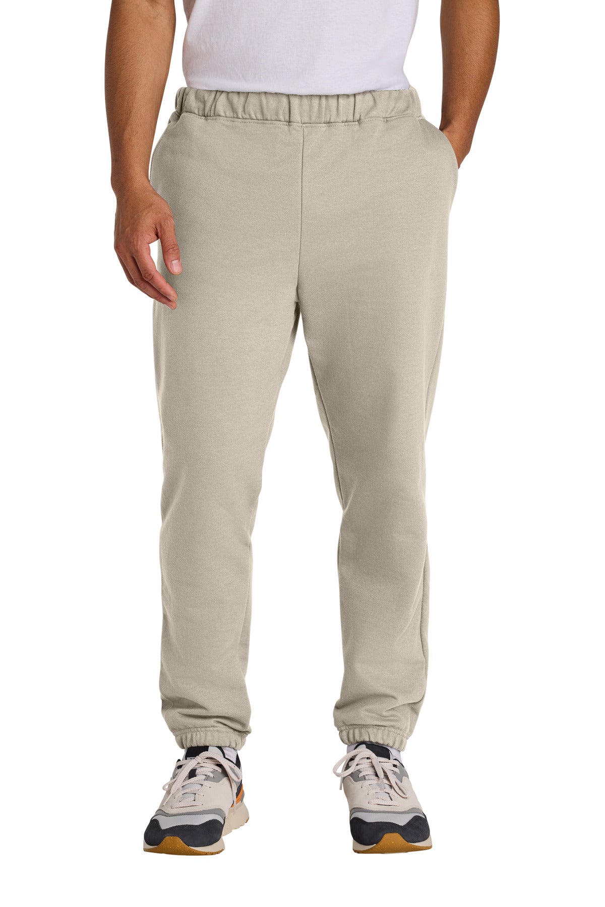 Custom Sand Softstyle Midweight Pocket Sweatpants SF100, personalized by SanCanDo Swag in Argyle, TX