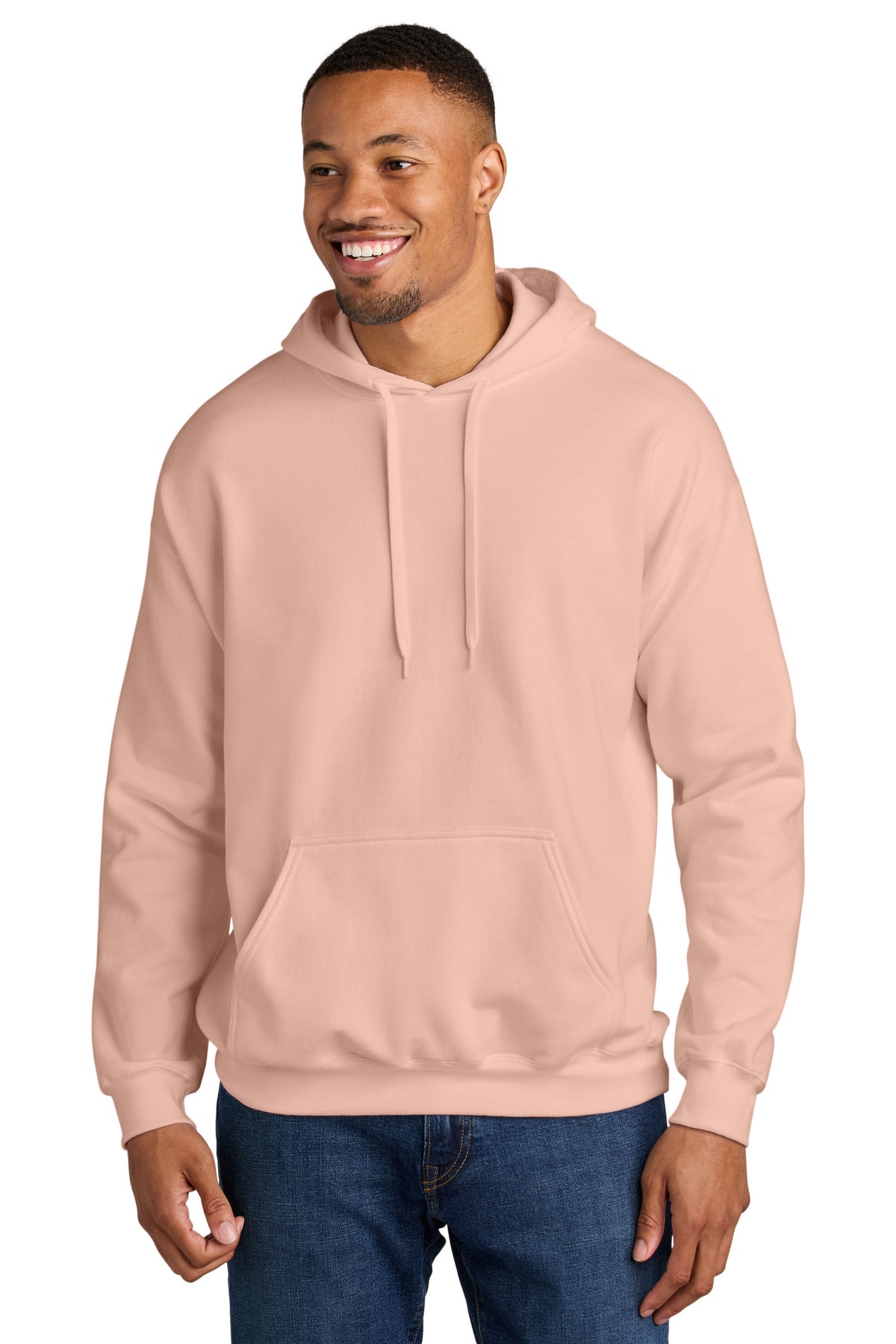 Custom Dusty Rose Softstyle Midweight Hoodie SF500, personalized by SanCanDo Swag in Argyle, TX
