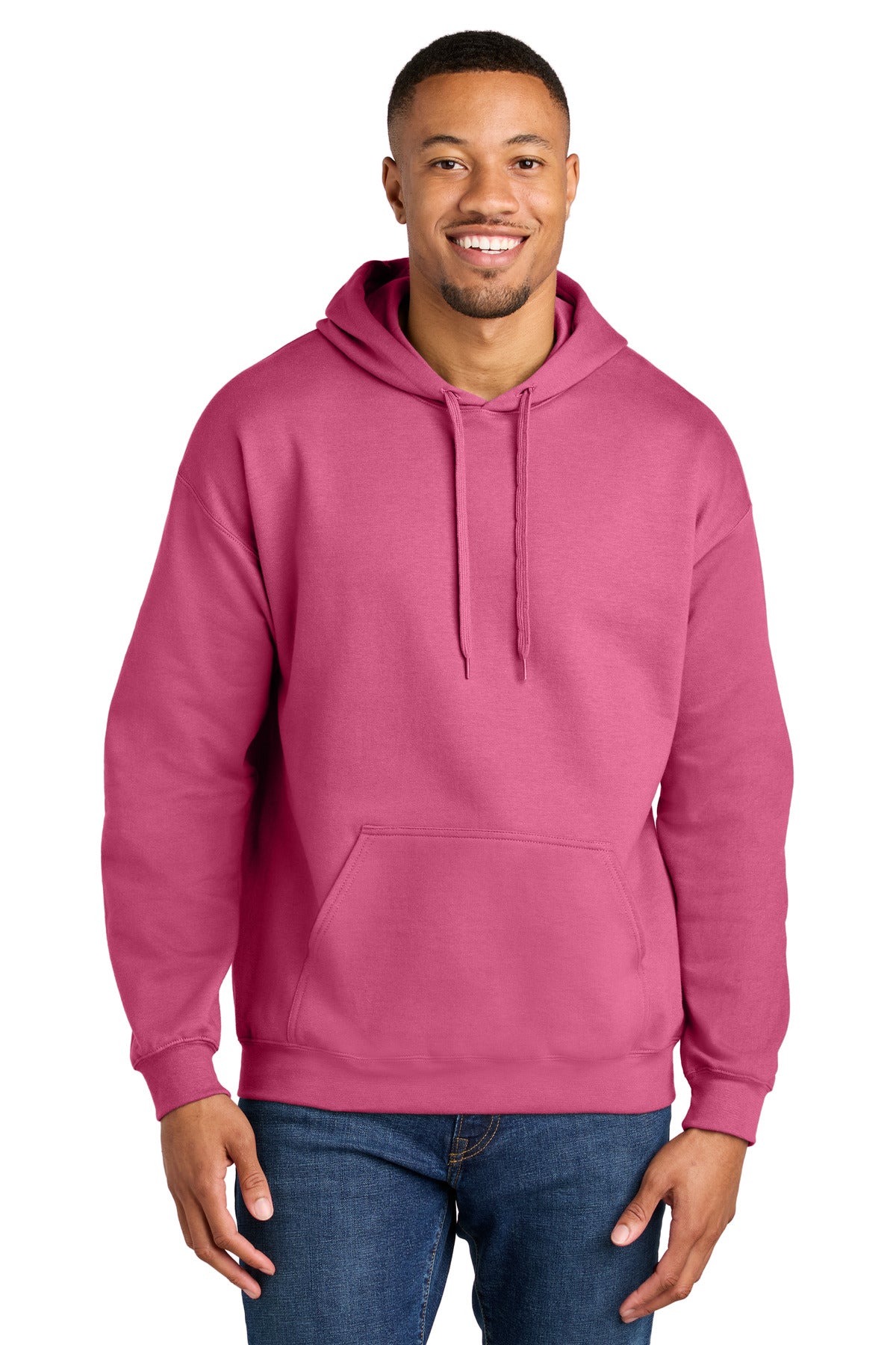 Custom Pink Lemonade Softstyle Midweight Hoodie SF500, personalized by SanCanDo Swag in Argyle, TX