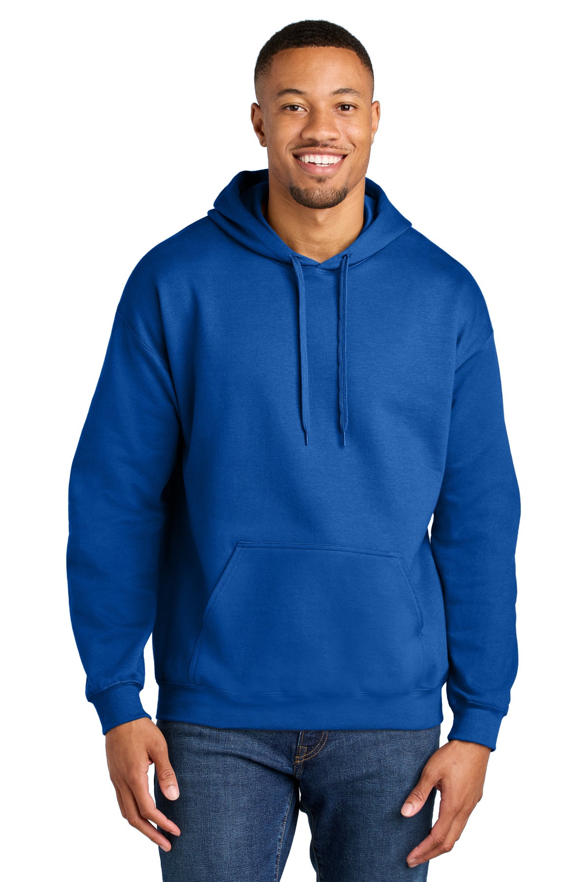 Custom Royal Softstyle Midweight Hoodie SF500, personalized by SanCanDo Swag in Argyle, TX