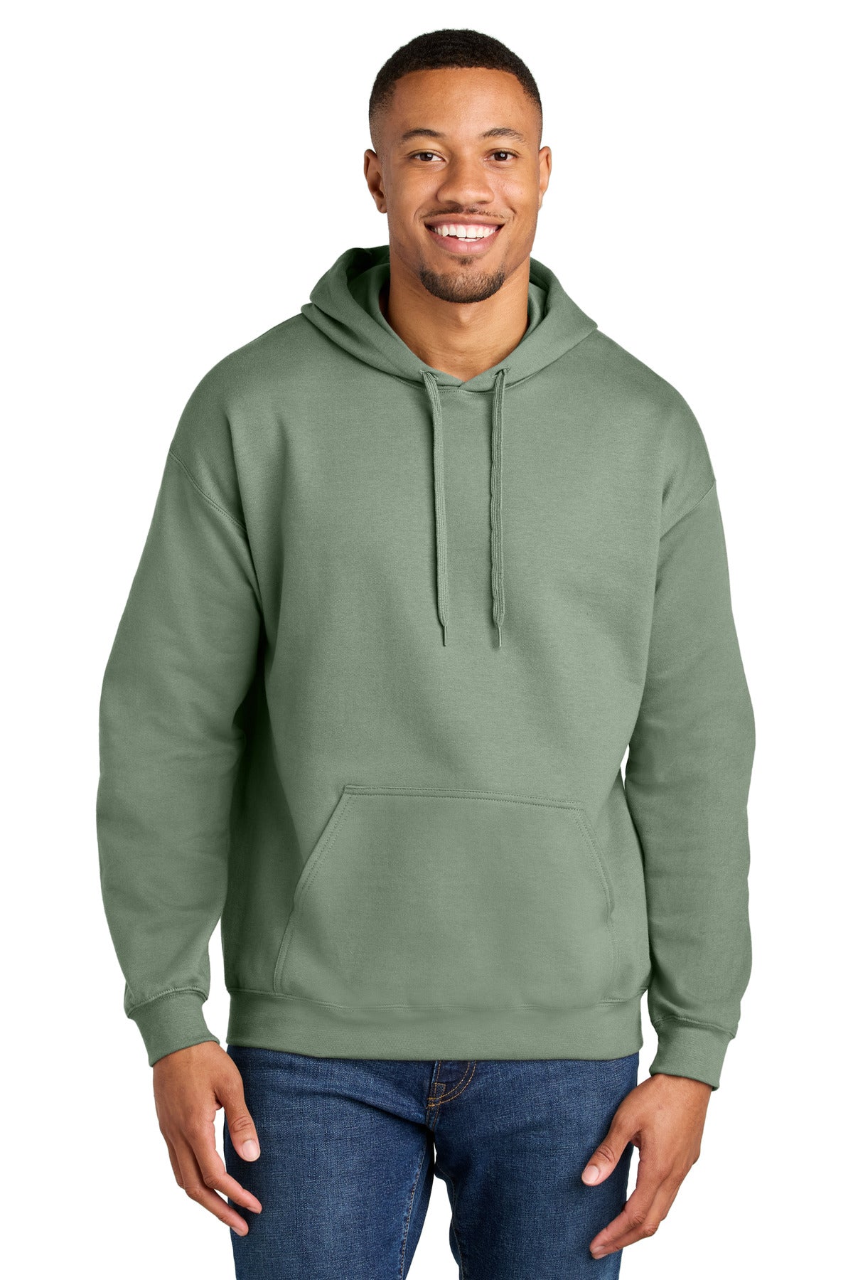 Custom Sage Softstyle Midweight Hoodie SF500, personalized by SanCanDo Swag in Argyle, TX