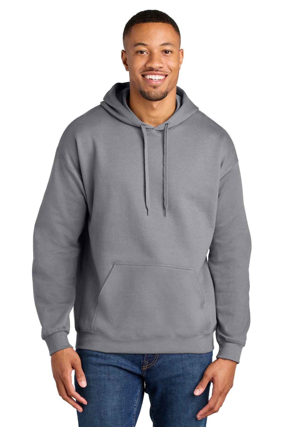 Custom Cement Softstyle Midweight Hoodie SF500, personalized by SanCanDo Swag in Argyle, TX