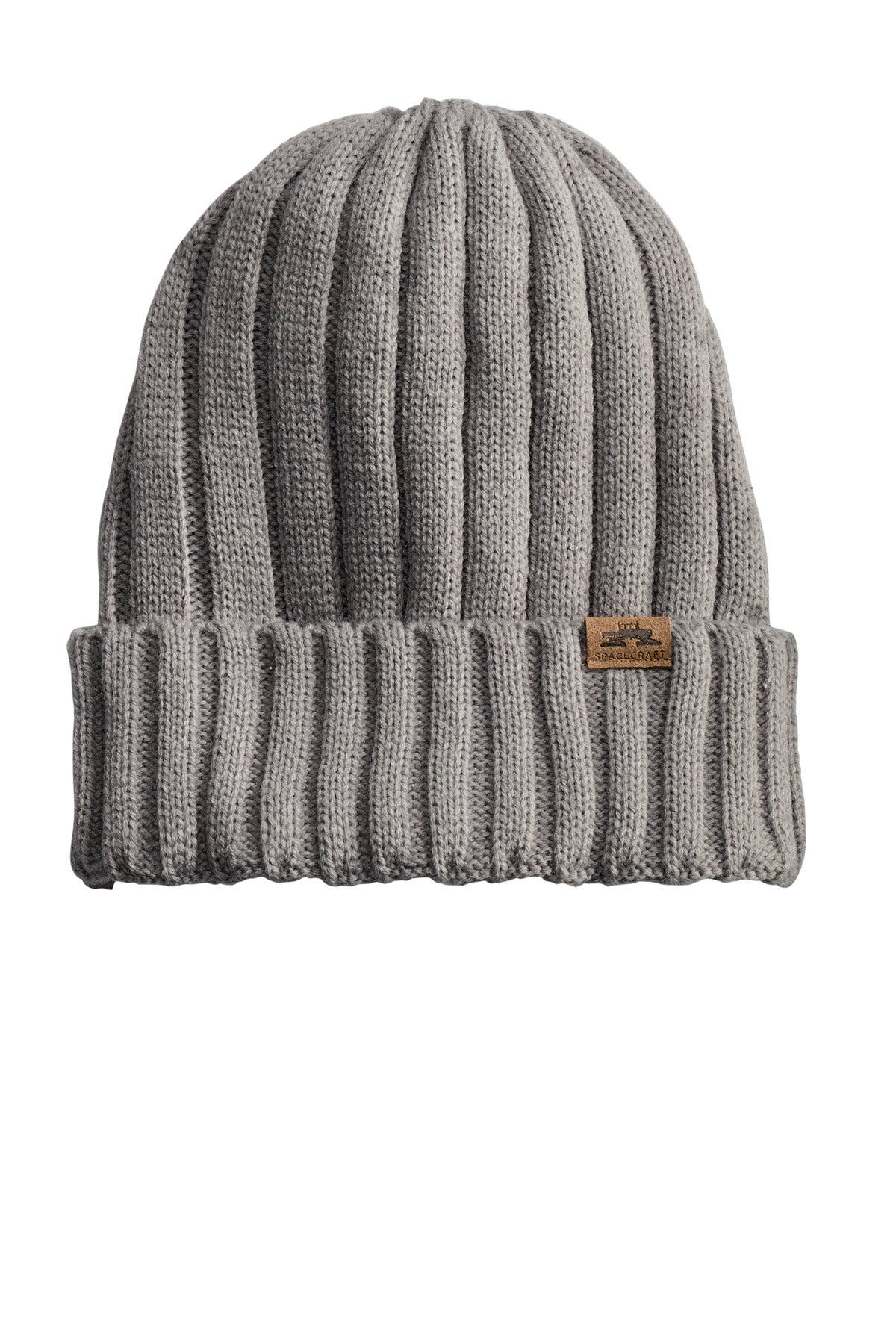 Custom Alloy Gray EDITION Spacecraft Throwback Beanie SPC10, personalized by SanCanDo Swag in Argyle, TX
