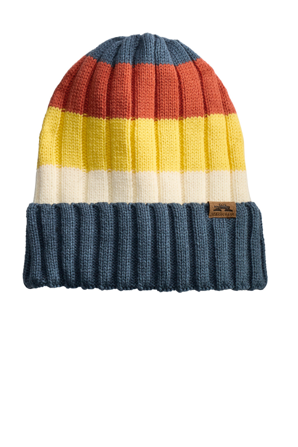 Custom Blue Stripe EDITION Spacecraft Throwback Beanie SPC10, personalized by SanCanDo Swag in Argyle, TX