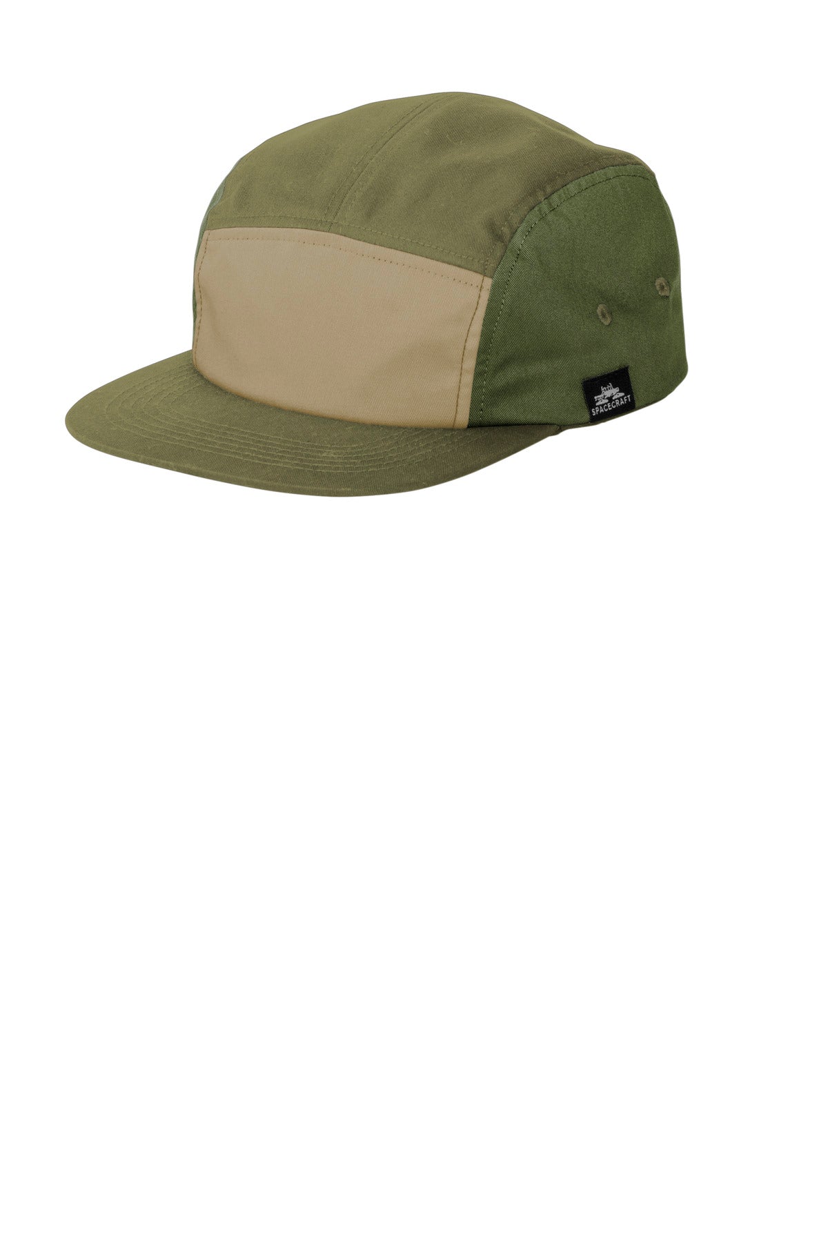 Custom Olive LIMITED EDITION Spacecraft Colorblock Cap SPC6, personalized by SanCanDo Swag in Argyle, TX