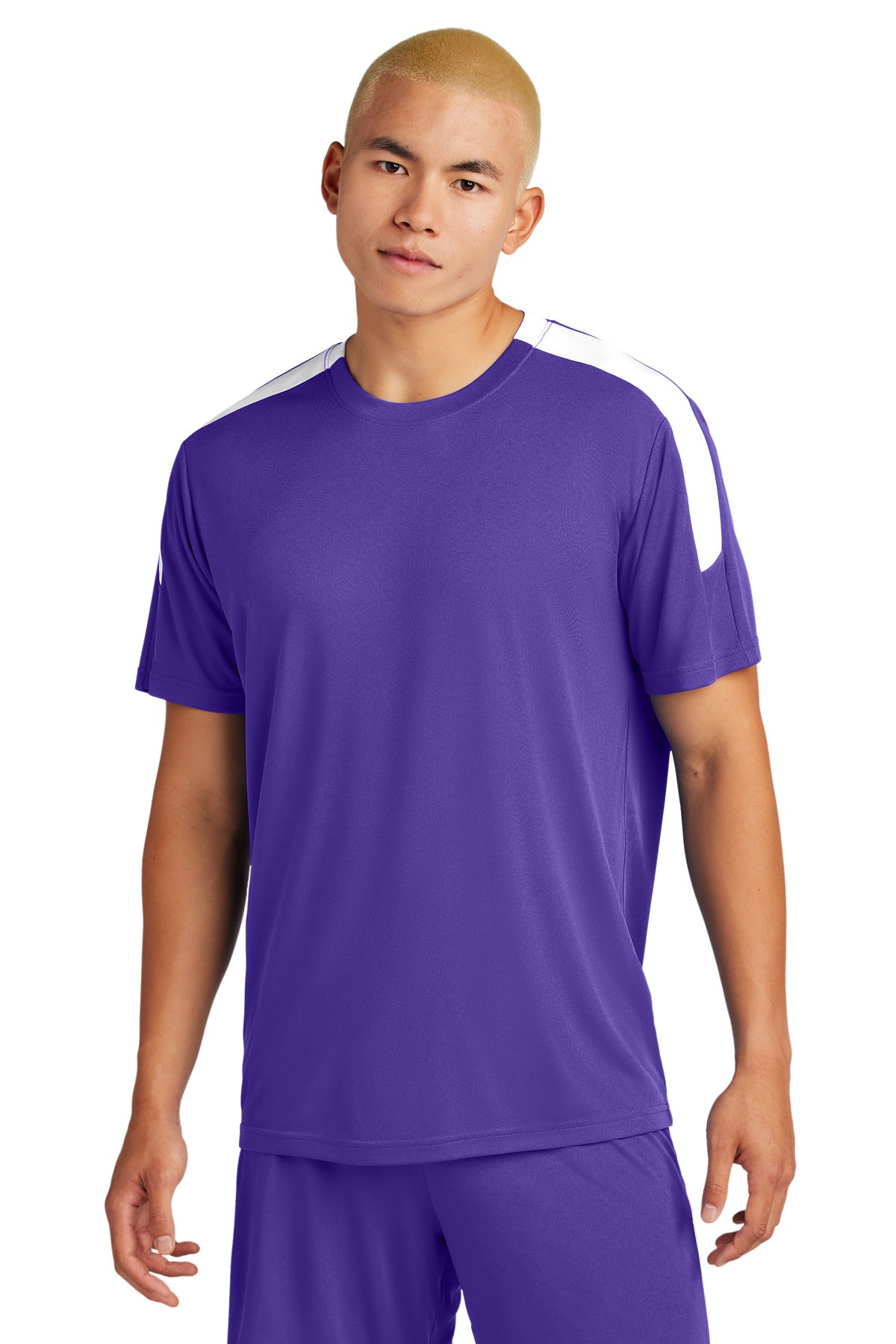 Custom Purple/ White Competitor United Crew ST100, personalized by SanCanDo Swag in Argyle, TX