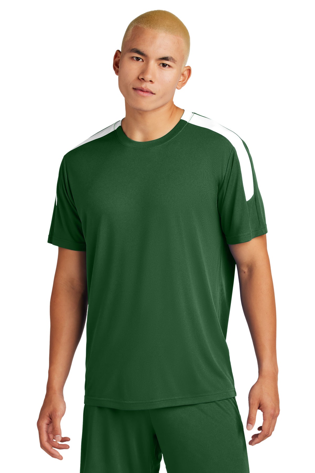 Custom Forest Green/ White Competitor United Crew ST100, personalized by SanCanDo Swag in Argyle, TX