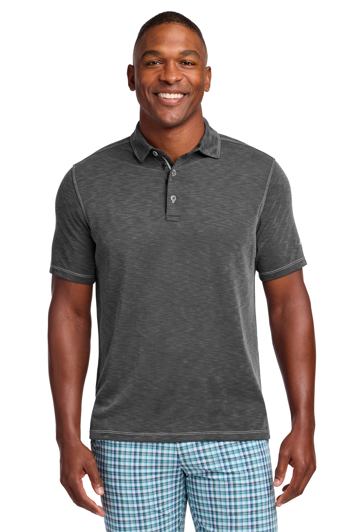 Custom Black Bahama Palmetto Paradise Polo ST224065TB, personalized by SanCanDo Swag in Argyle, TX