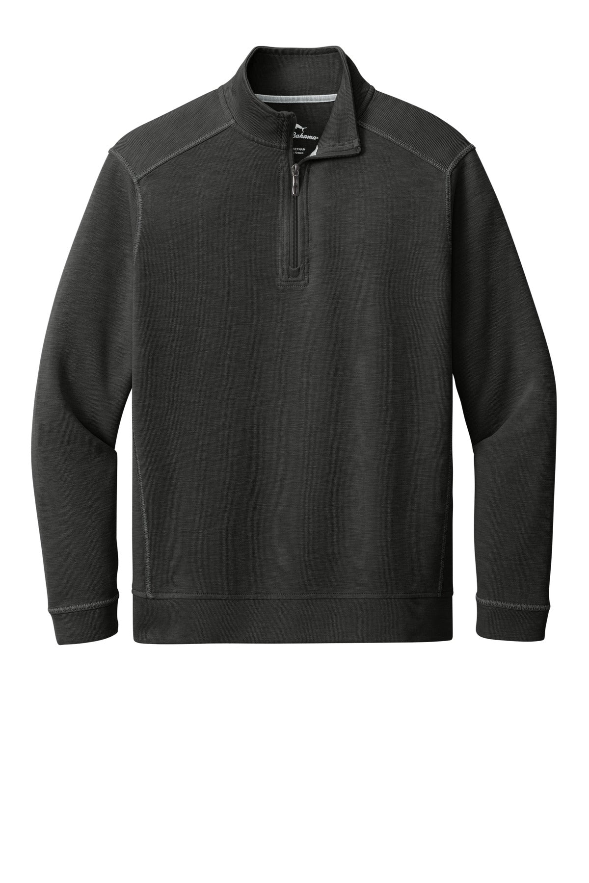 Custom Black Coconut Bay 1/2-Zip ST228073TB, personalized by SanCanDo Swag in Argyle, TX