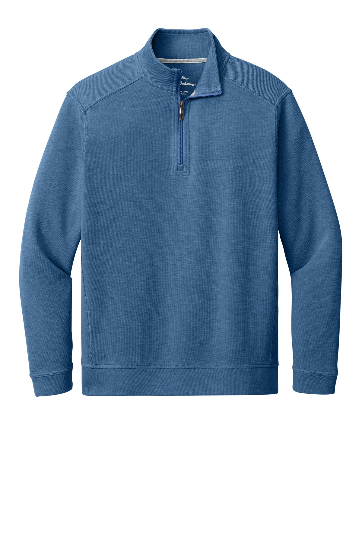 Custom Dockside Blue Coconut Bay 1/2-Zip ST228073TB, personalized by SanCanDo Swag in Argyle, TX